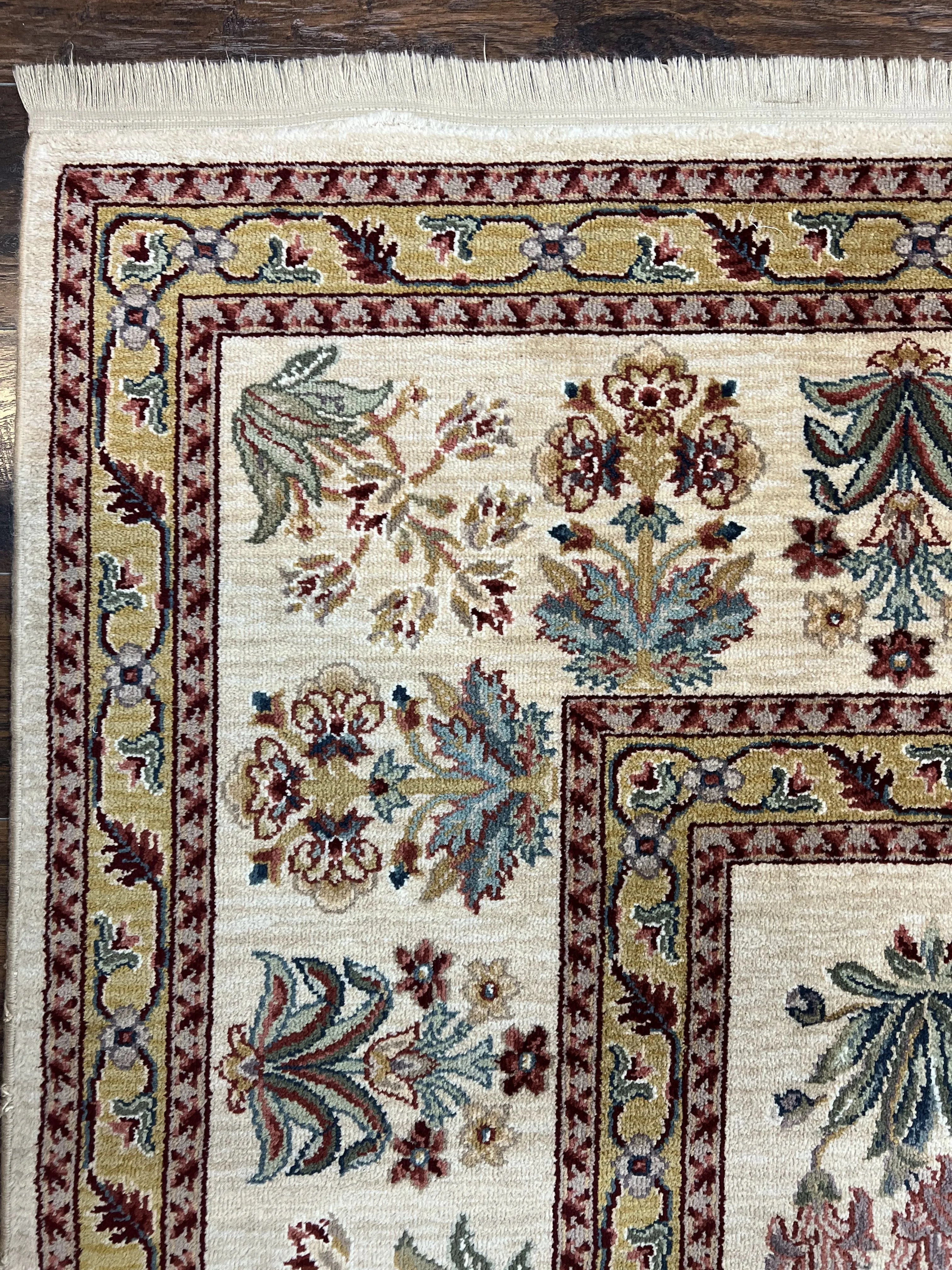 Karastan Rug 8.8 x 12, Ashara Amritsar #549, Oatmeal Color, Wool Pile Karastan Carpet, Discontinued Karastan Area Rug, Decorative