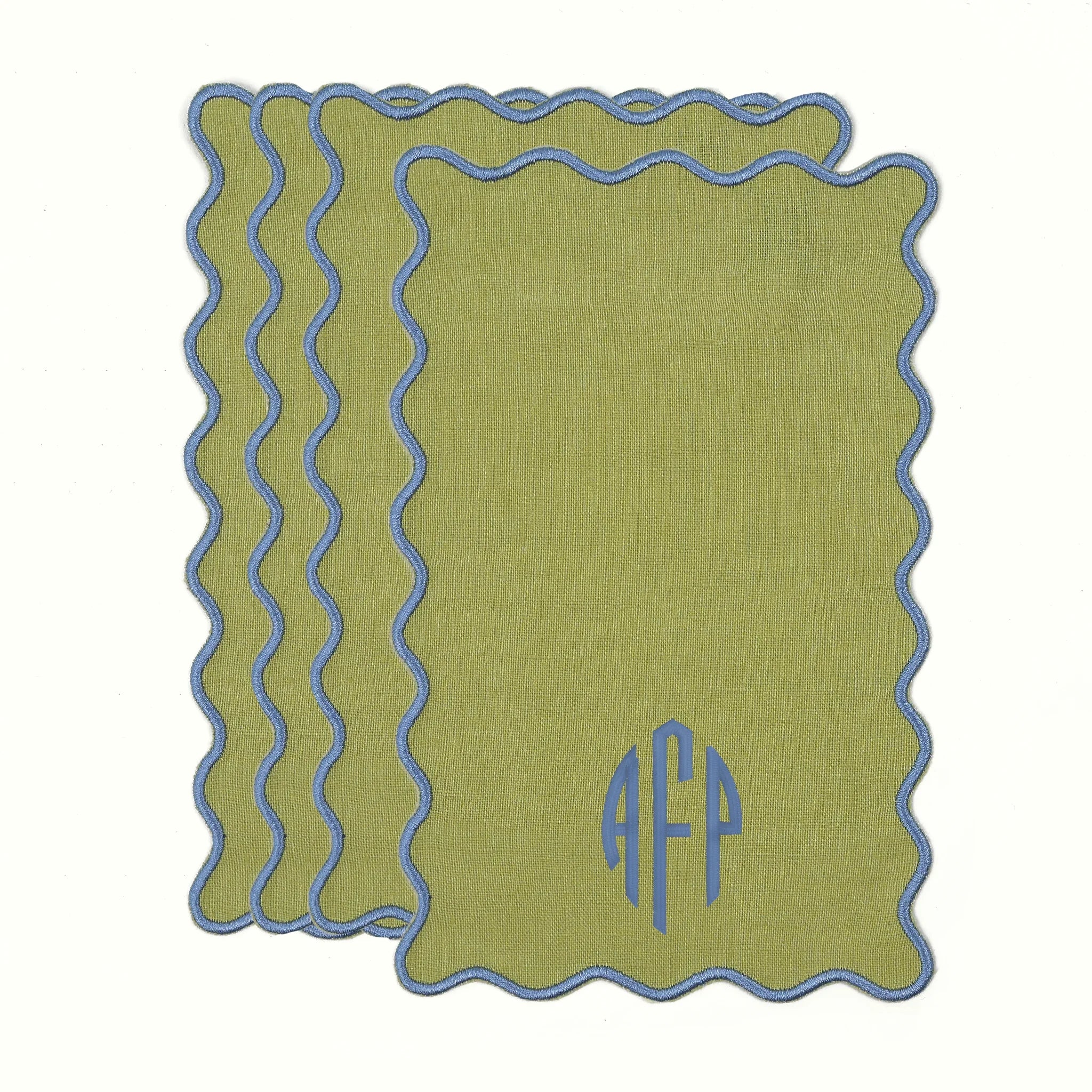 The Vivienne Rectangle Cocktail Napkins - Limerick - The Mayfair Hall