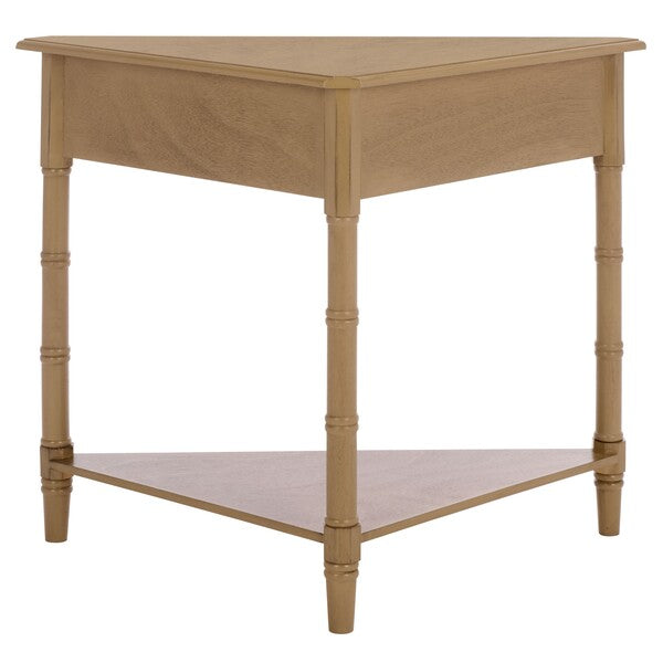 Gomez Corner Table in Desert Brown
