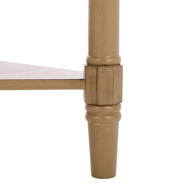Gomez Corner Table in Desert Brown
