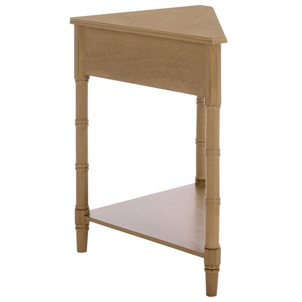 Gomez Corner Table in Desert Brown