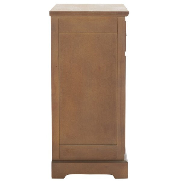 Griffin Side Table with 1 Drawer in Sepia