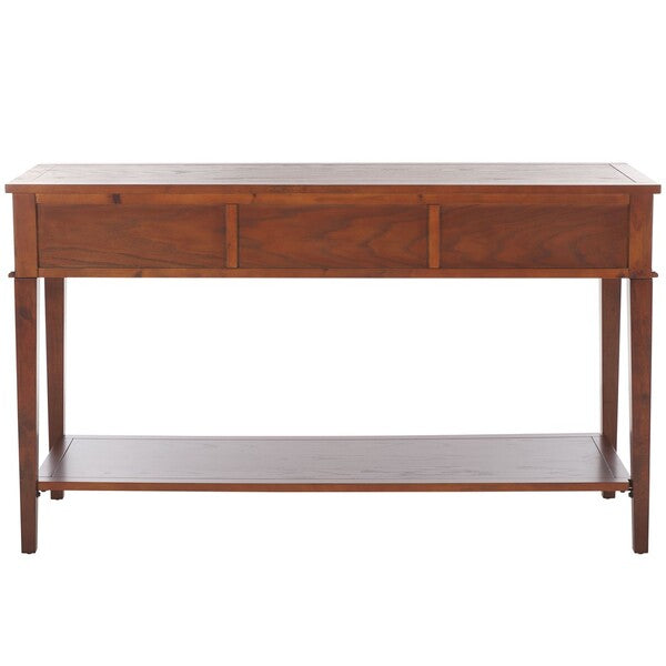 Manelin Console With Storage Drawers in Sepia