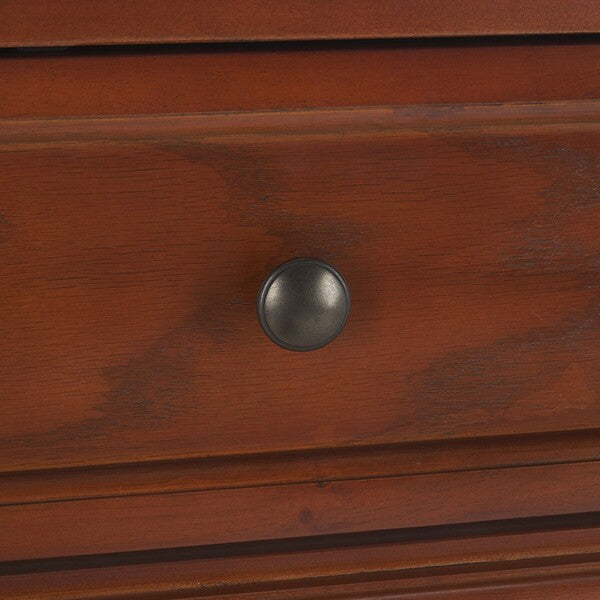 Manelin Console With Storage Drawers in Sepia