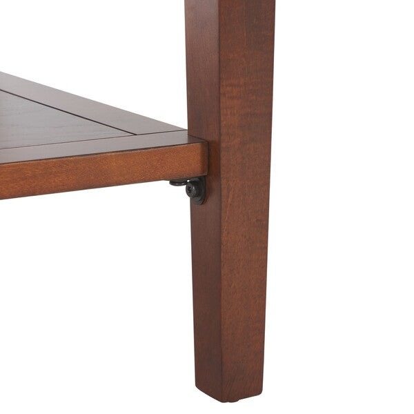 Manelin Console With Storage Drawers in Sepia