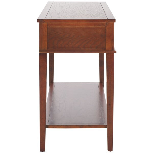 Manelin Console With Storage Drawers in Sepia
