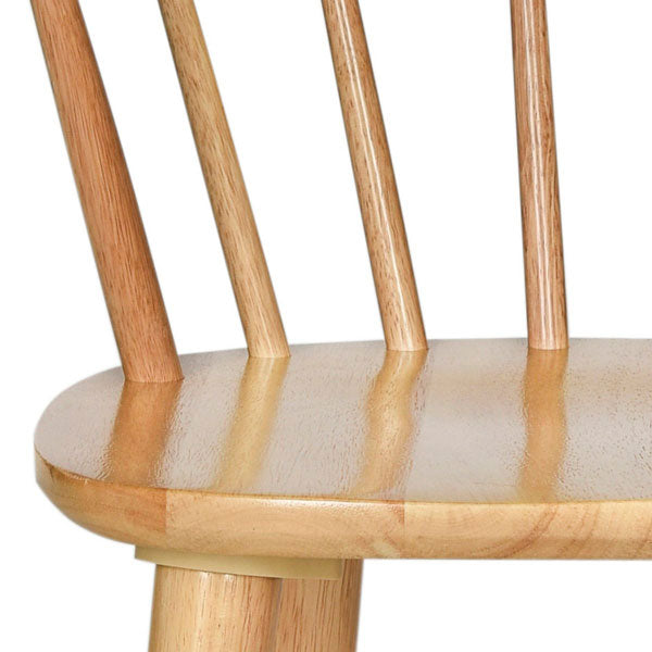 Ceres Spindle Back Dining Chair in Natural (Set of 2)