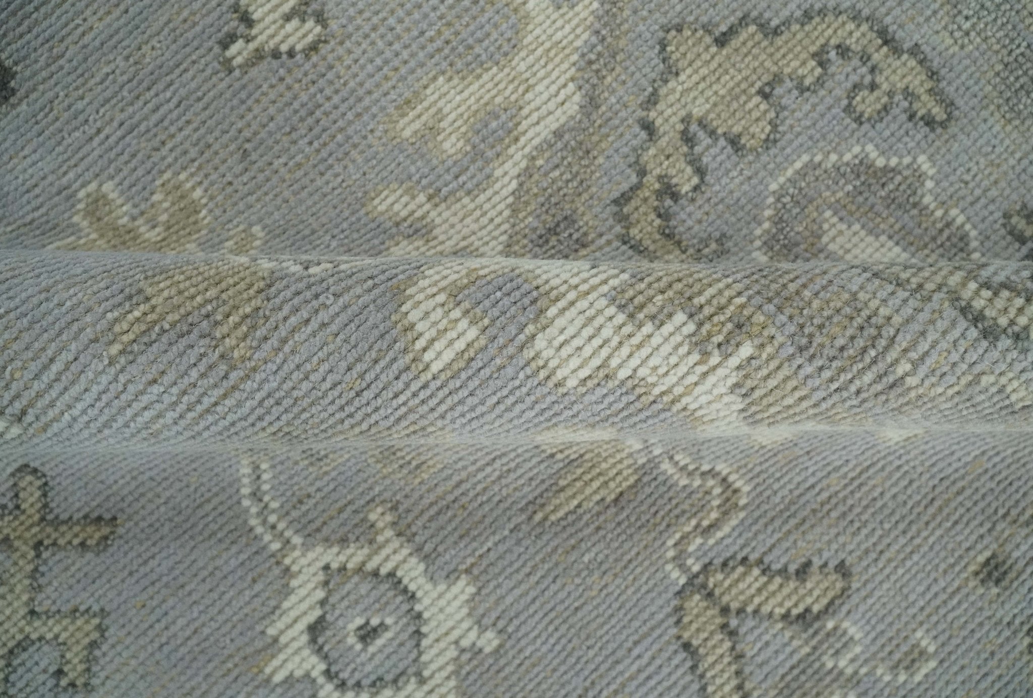 Antique Pastel Rug 6x9, 8x10, 9x12, 10x14 and 12x15 Hand Knotted Turkish Silver, Beige and Camel Traditional Antique Persian Low Pile Area Rug | TRD2744 - The Rug Decor