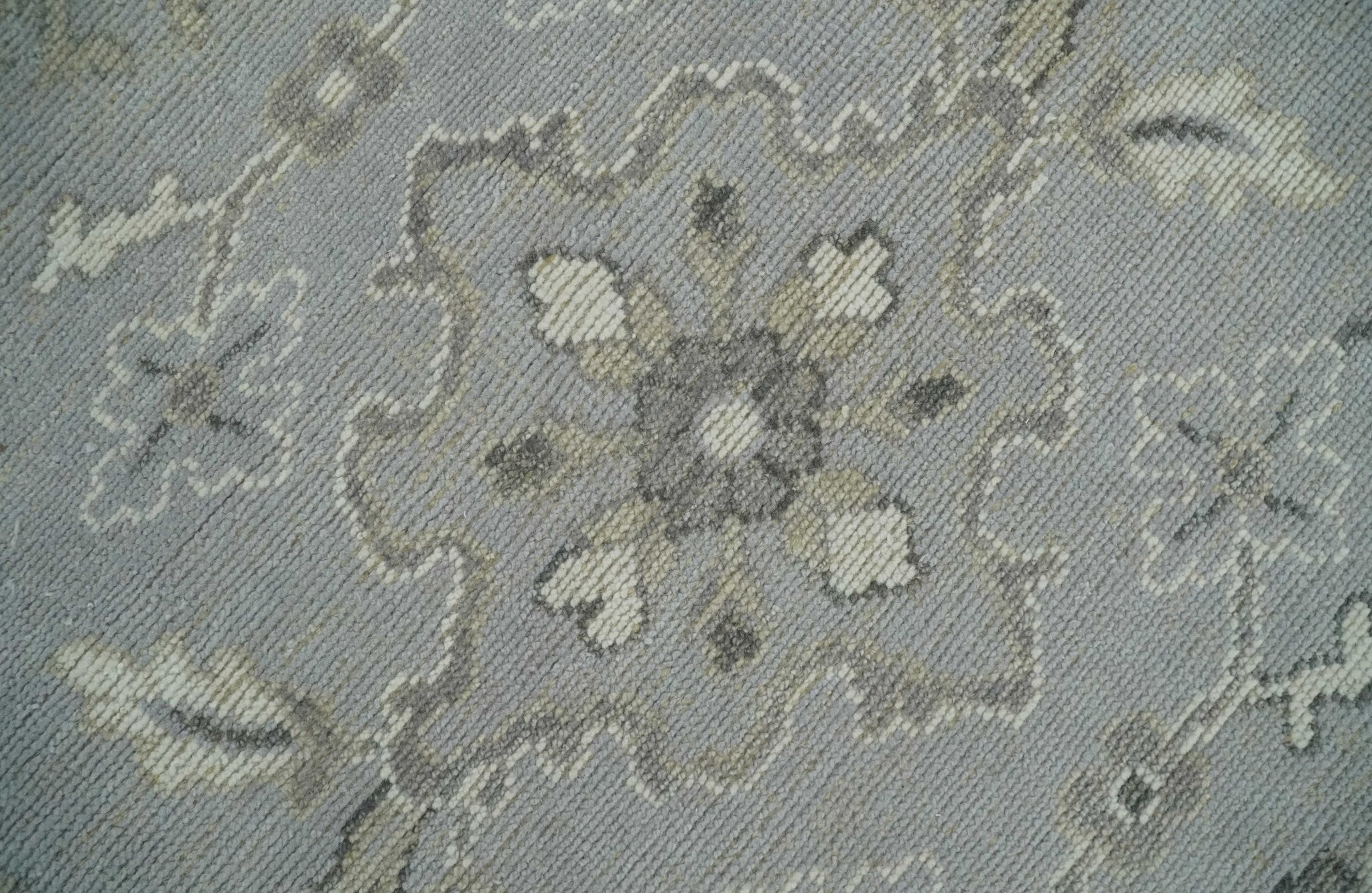 Antique Pastel Rug 6x9, 8x10, 9x12, 10x14 and 12x15 Hand Knotted Turkish Silver, Beige and Camel Traditional Antique Persian Low Pile Area Rug | TRD2744 - The Rug Decor