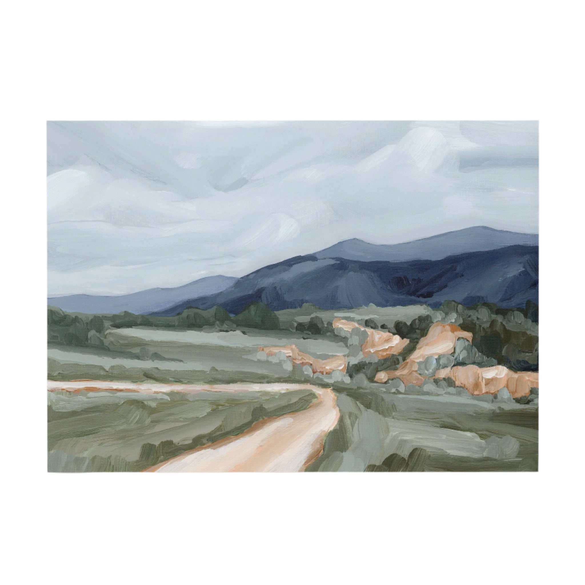 "April Canyon" Art Print