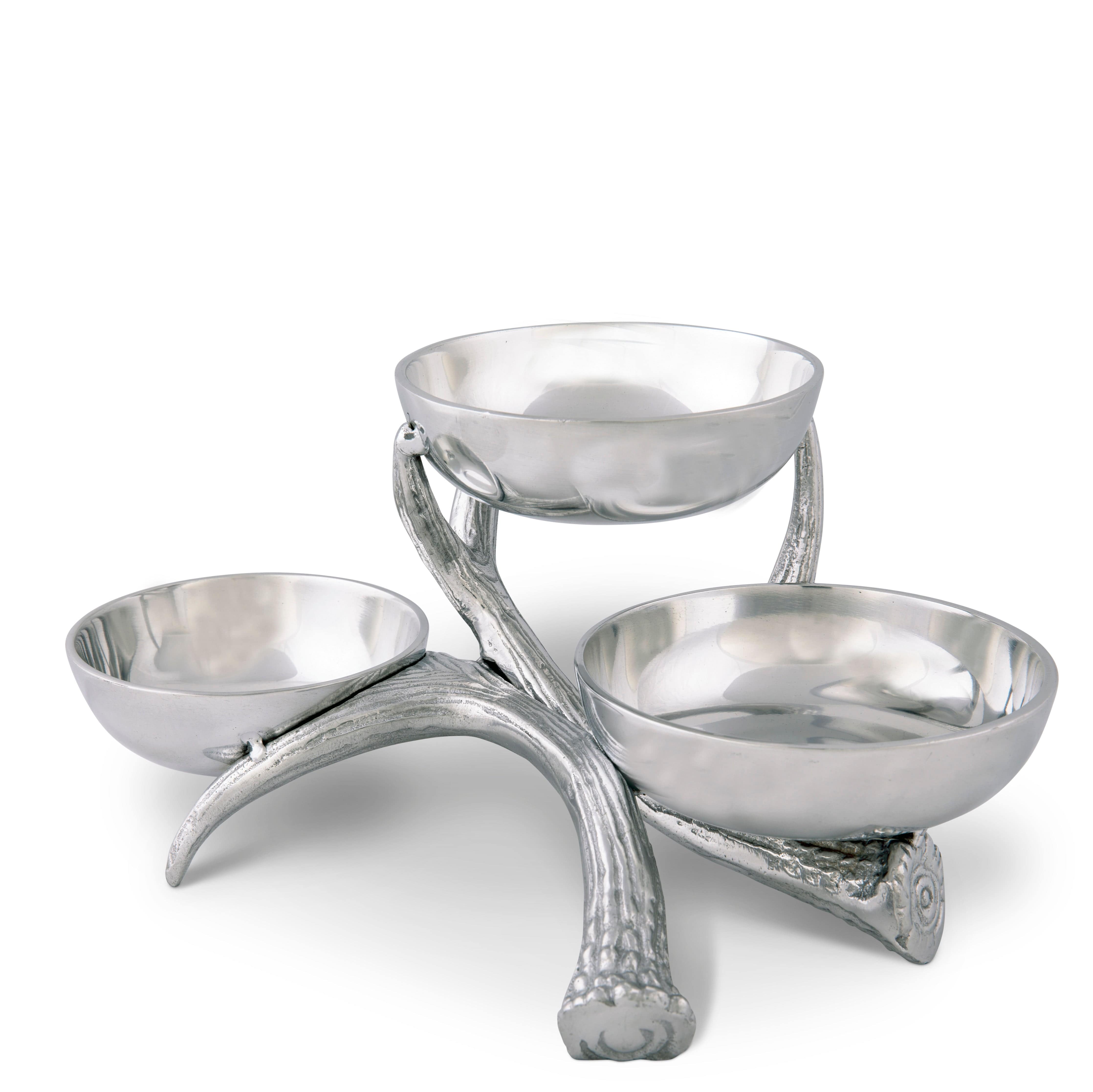 Antler 3-Tiered Bowl