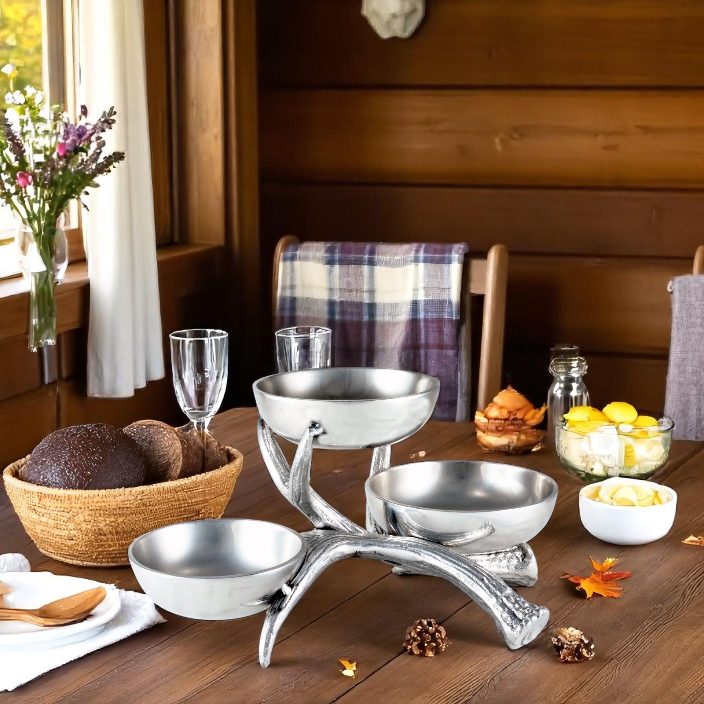 Antler 3-Tiered Bowl