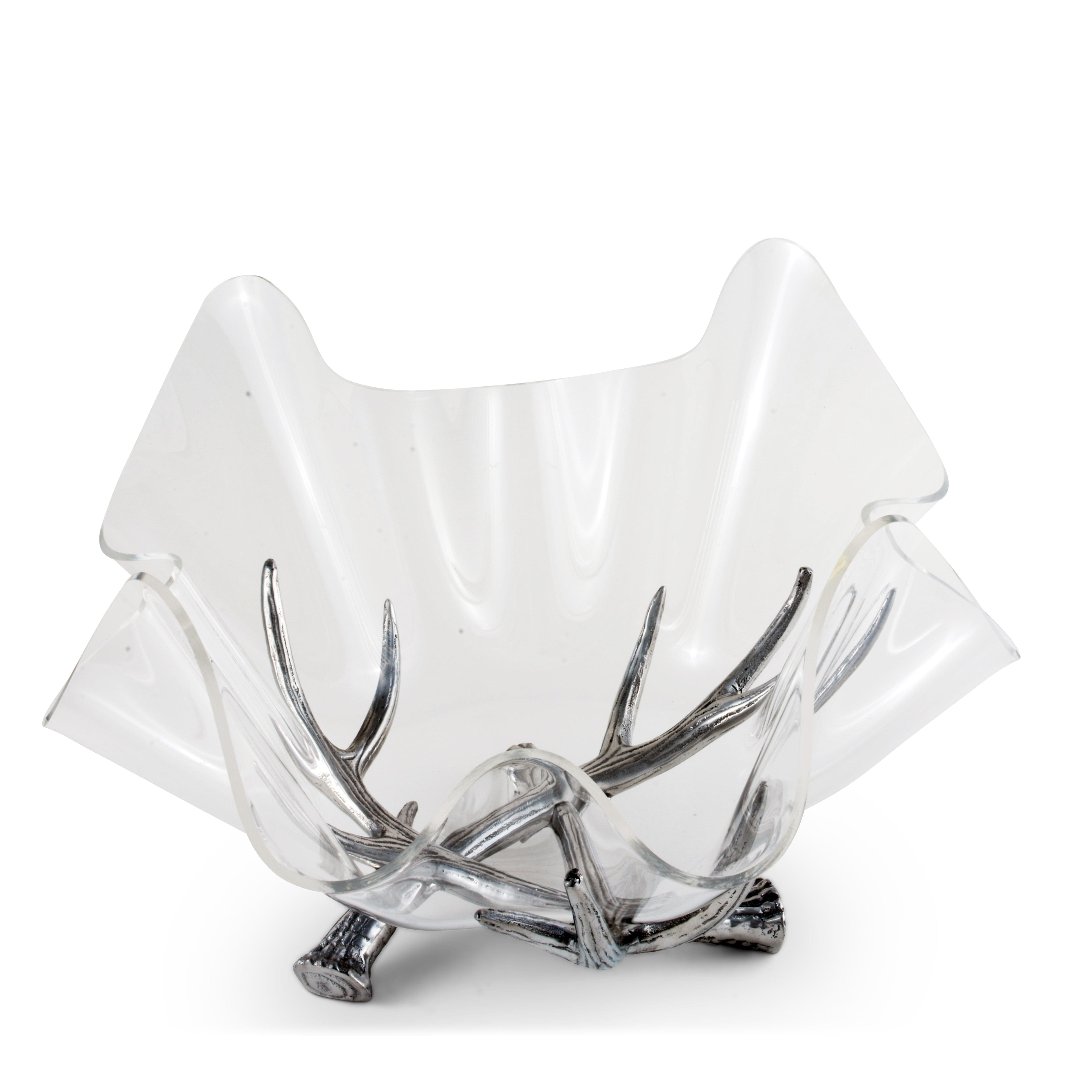 Antler Stand Acrylic Bowl 14