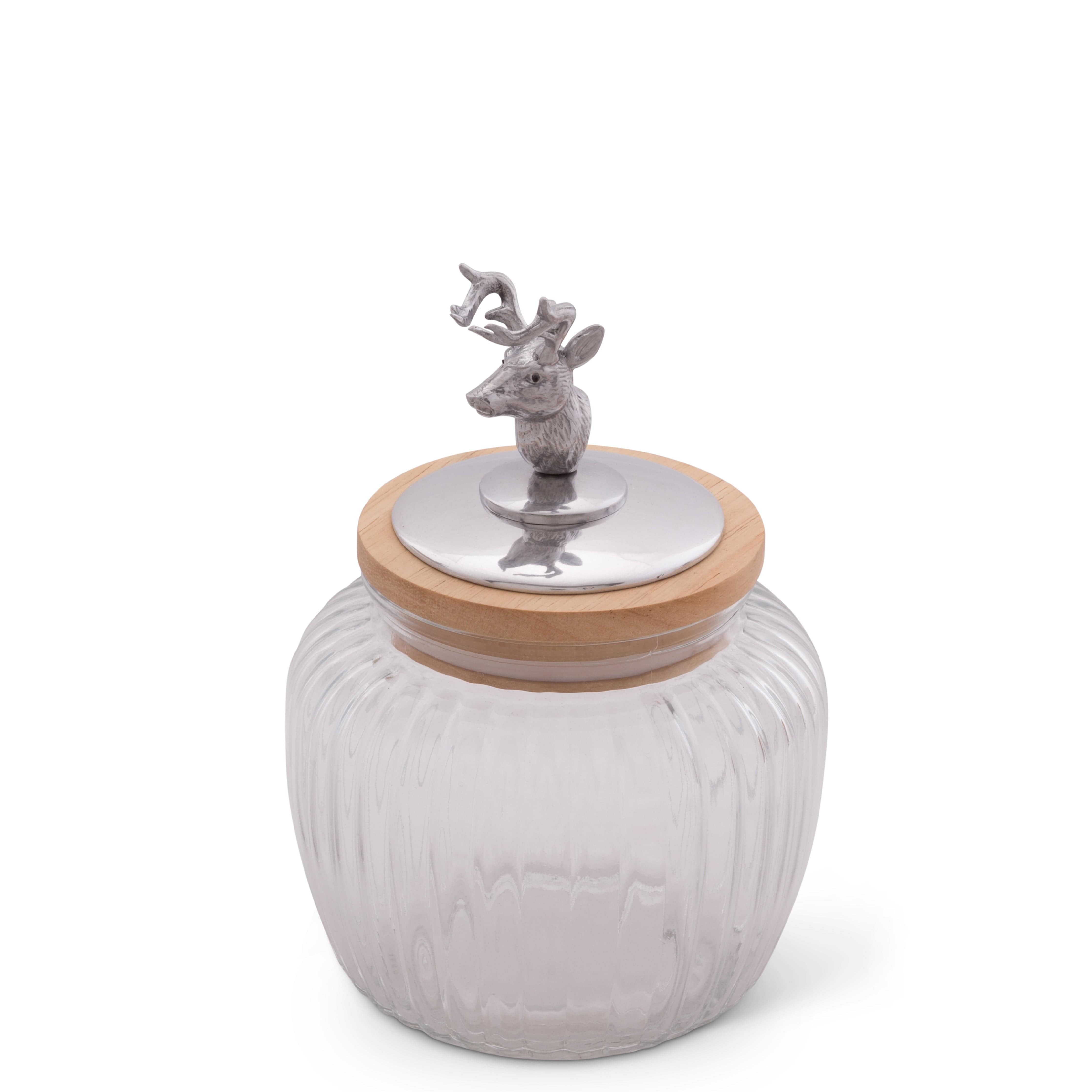 Deer / Elk Knob Glass Canisters