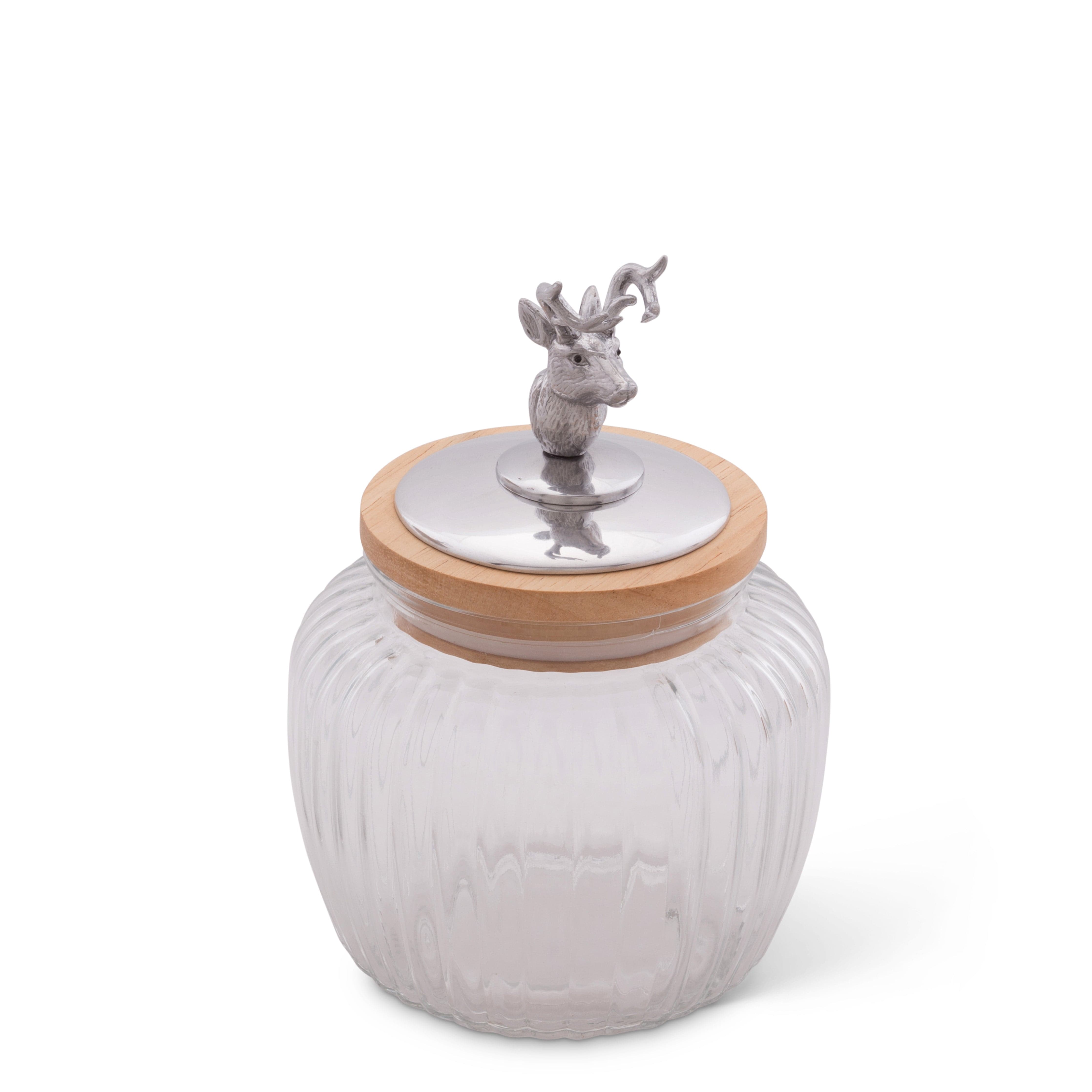 Deer / Elk Knob Glass Canisters