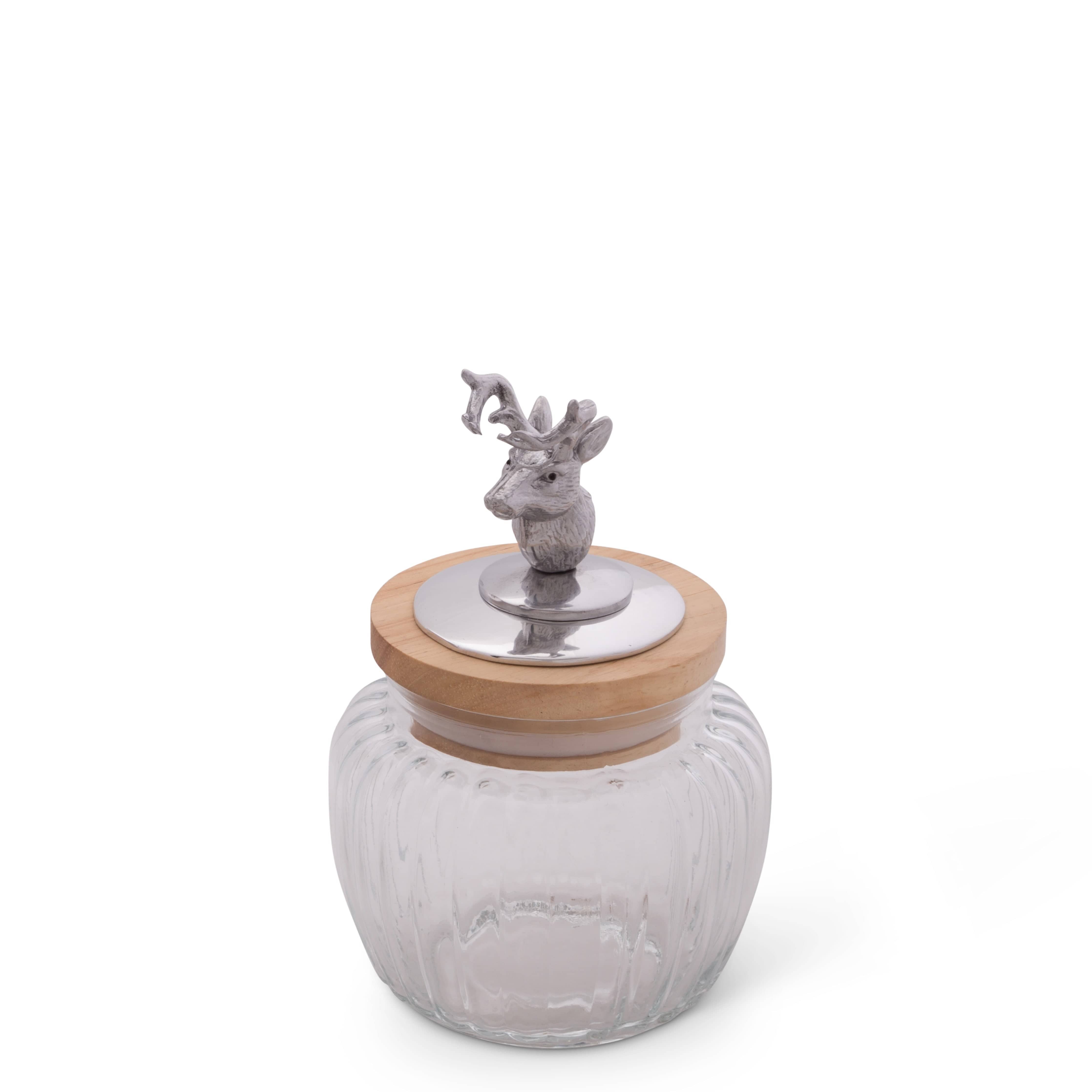 Deer / Elk Knob Glass Canisters