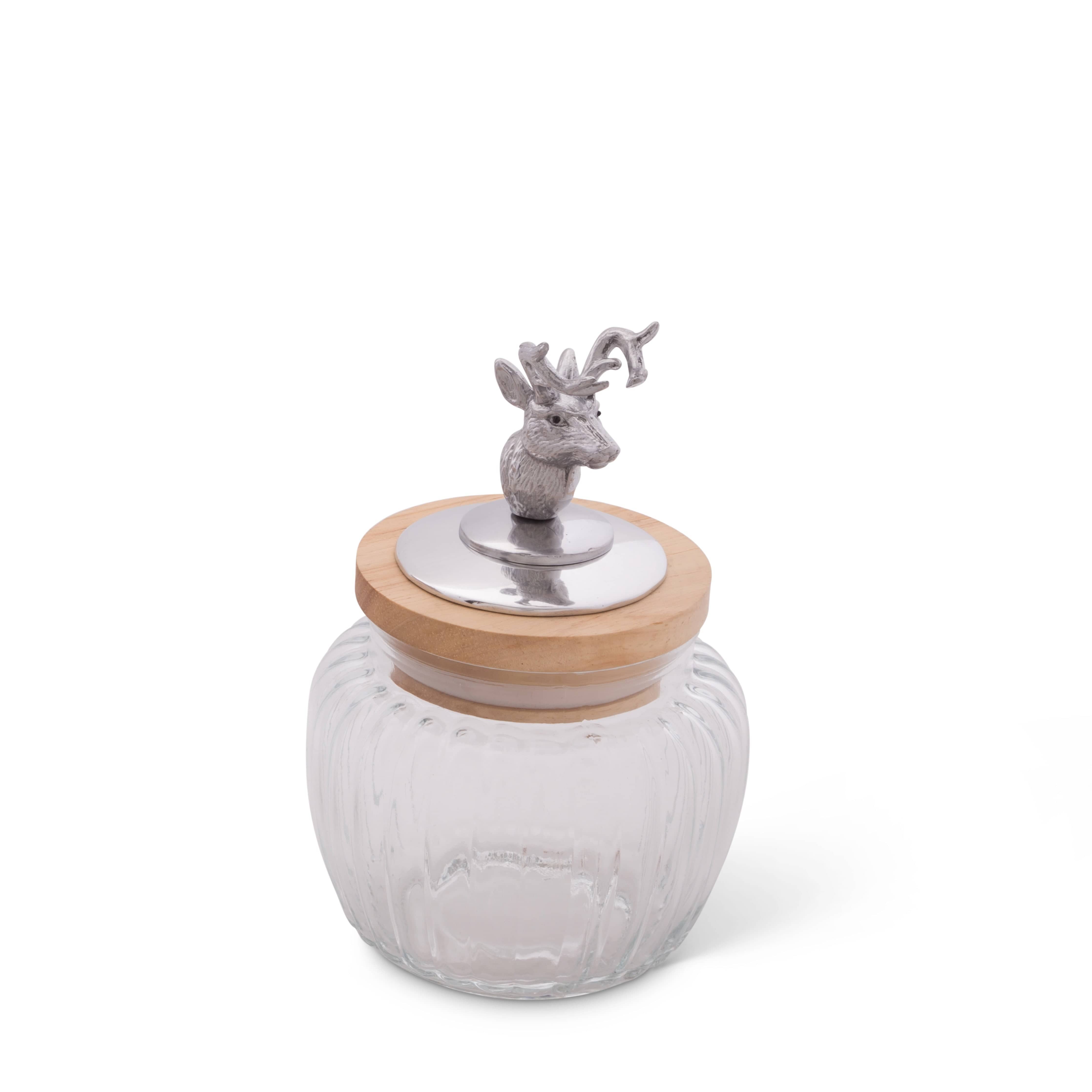 Deer / Elk Knob Glass Canisters