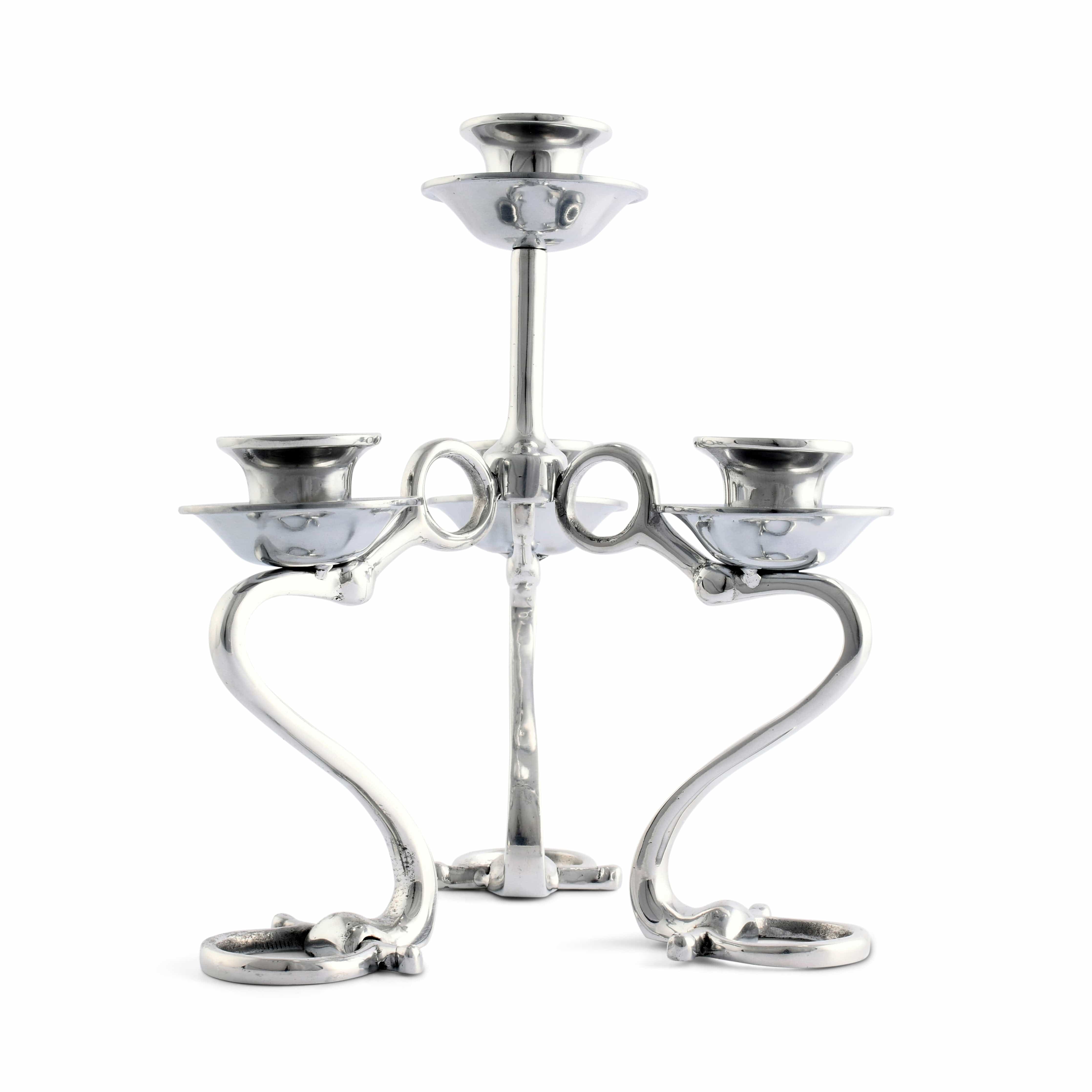 Equestrian Bit Four Light Candlestick