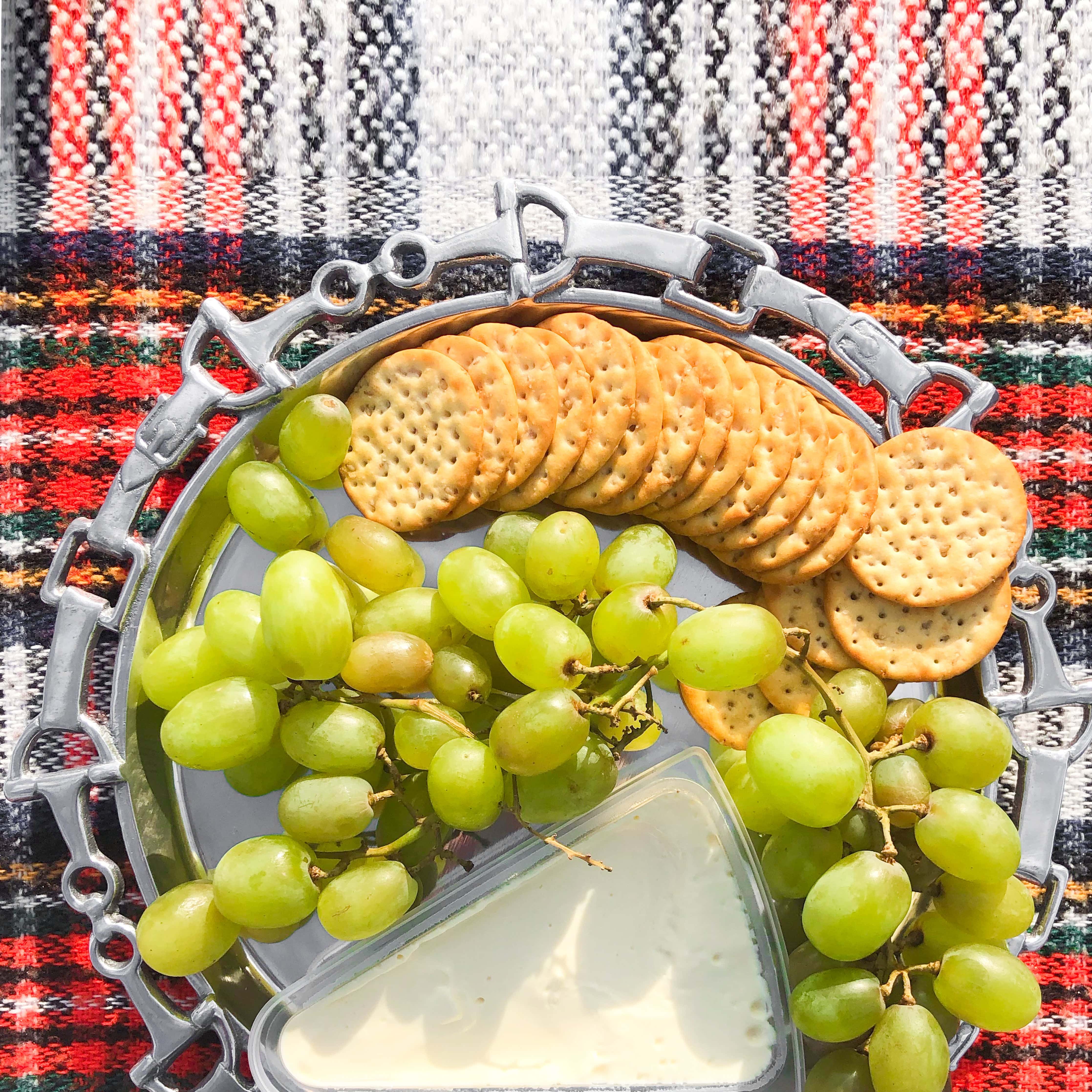 Equestrian Round Tray 12