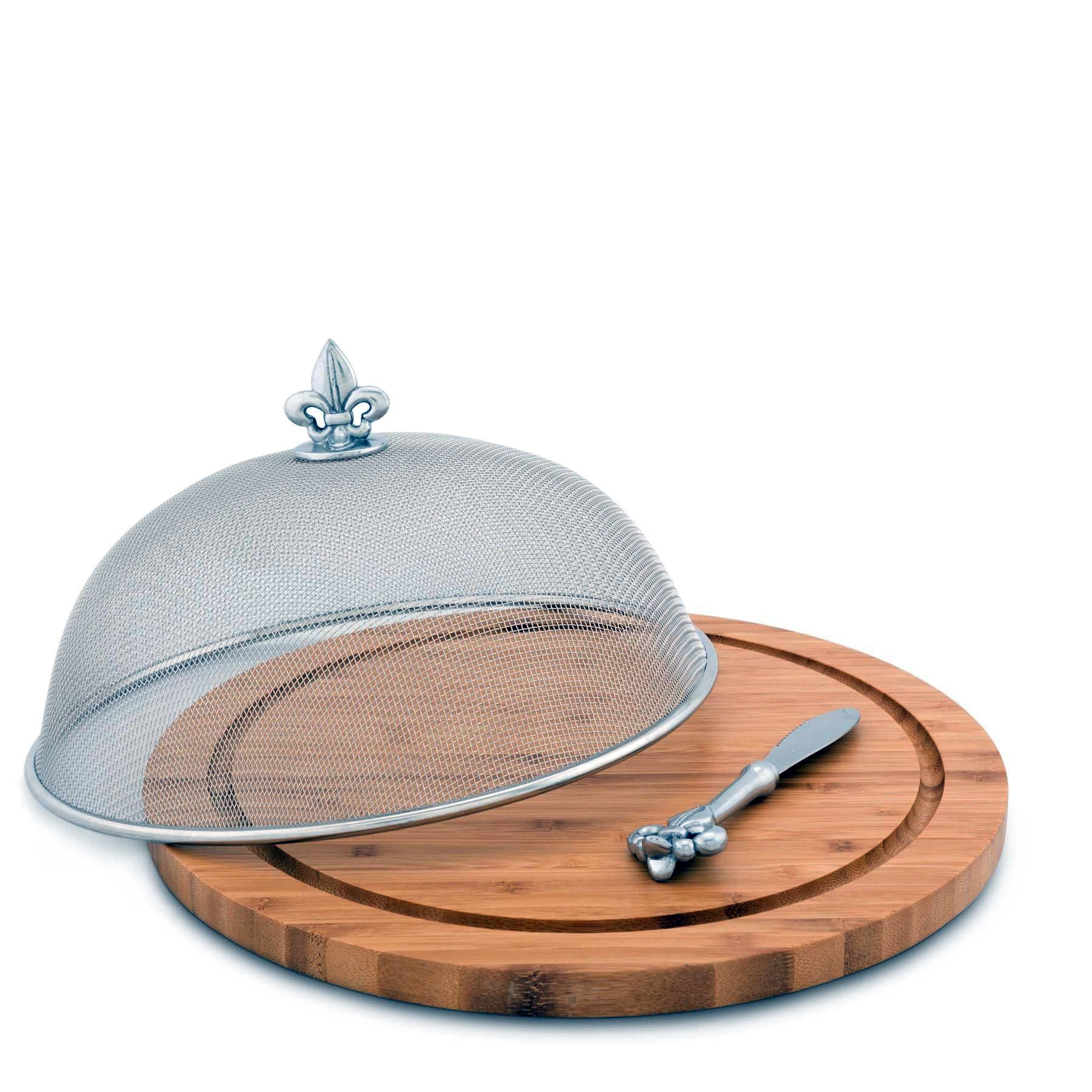 Arthur Court Designs Fleur de Lis Cheese Board and Spreader - Thumbnail 5