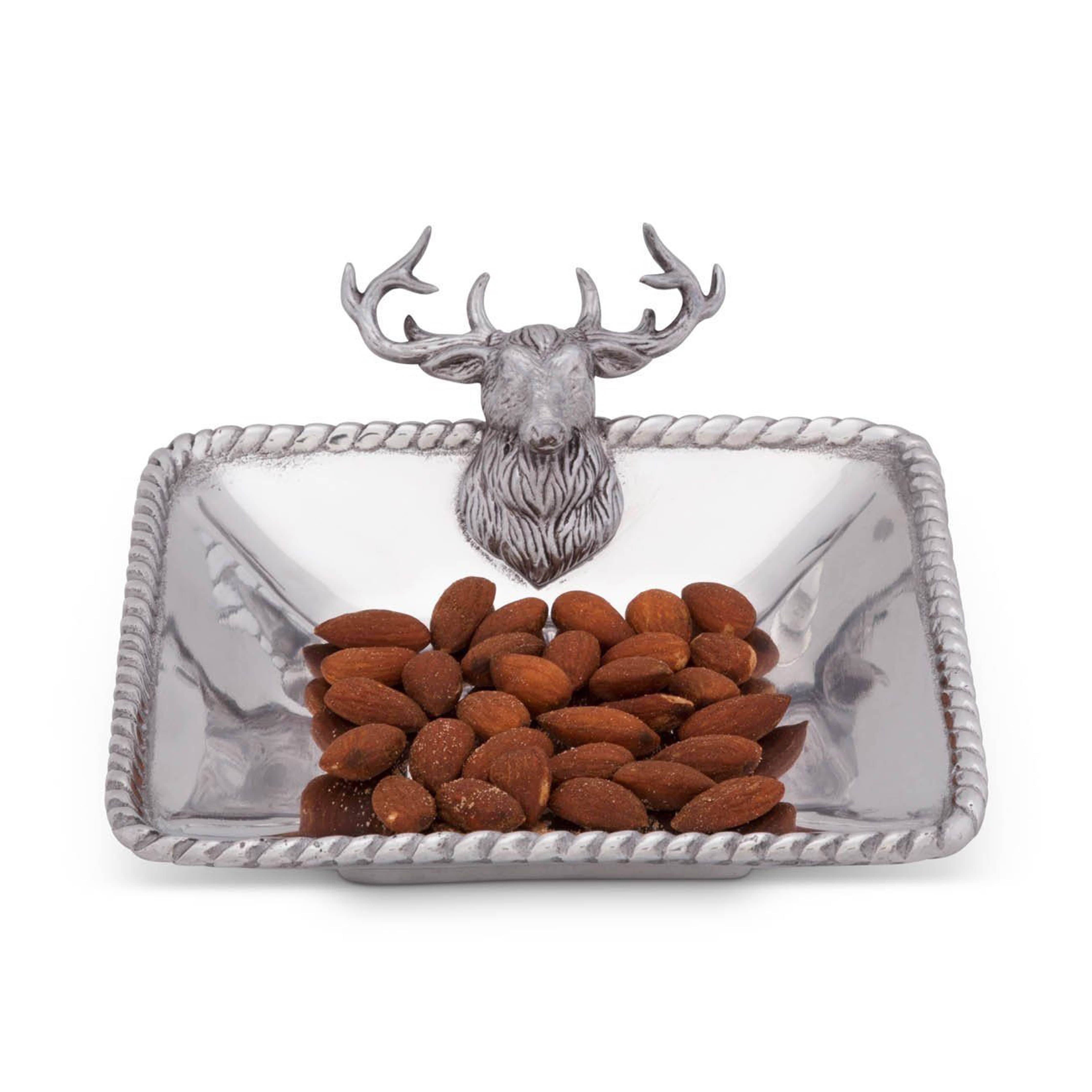 Elk Head Nut Bowl