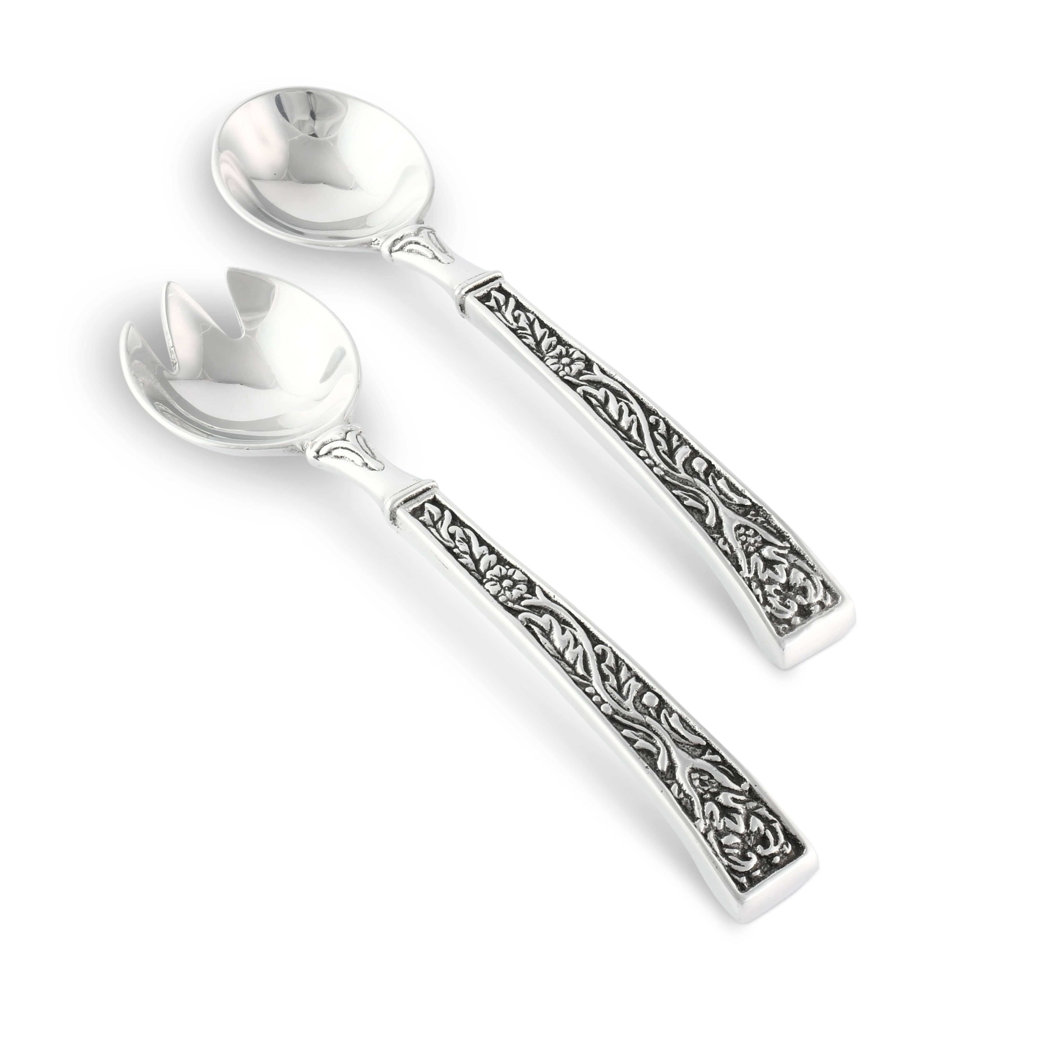 Pine Cone Forest Salad Bowl Set with Servers