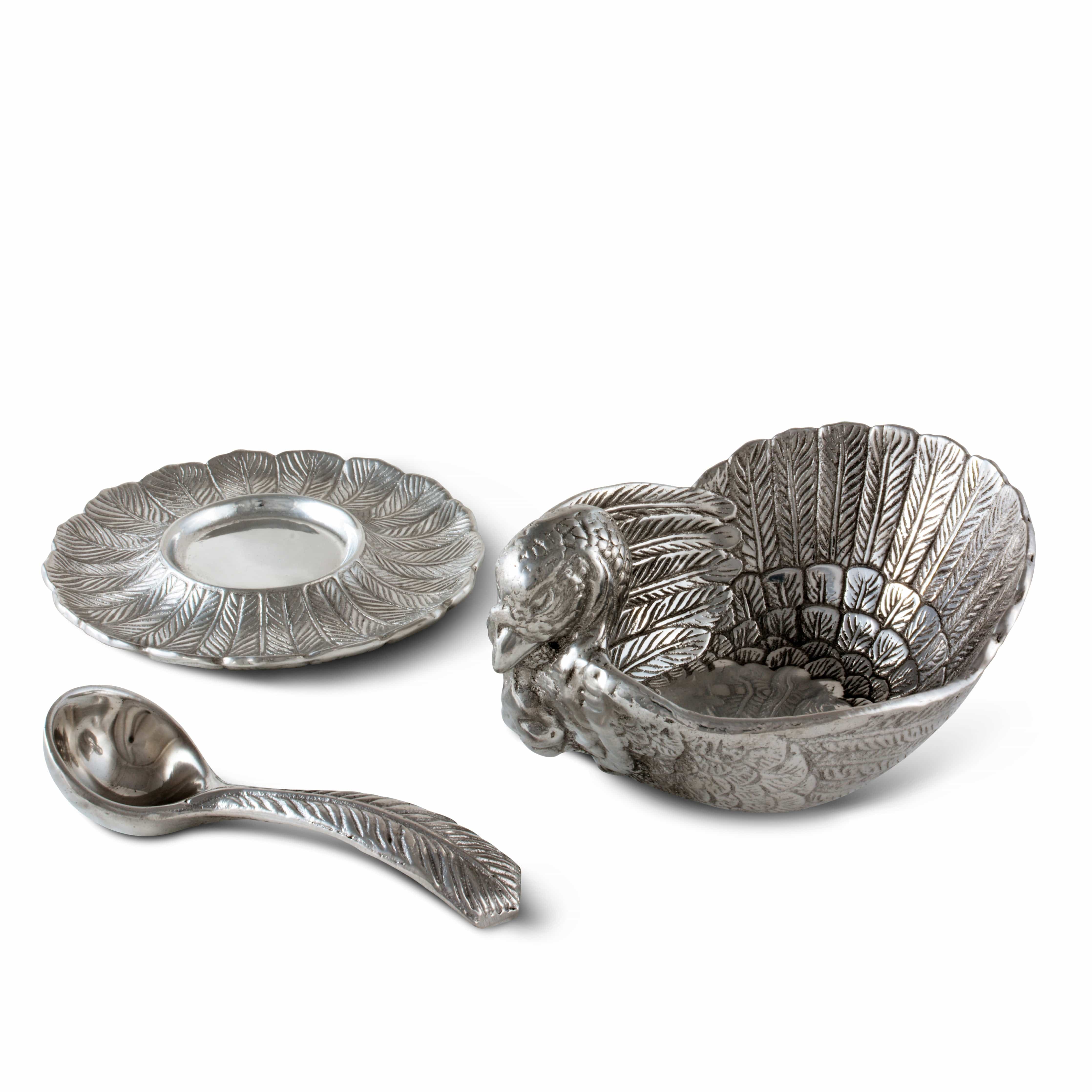 Turkey 3-Piece Condiment Set