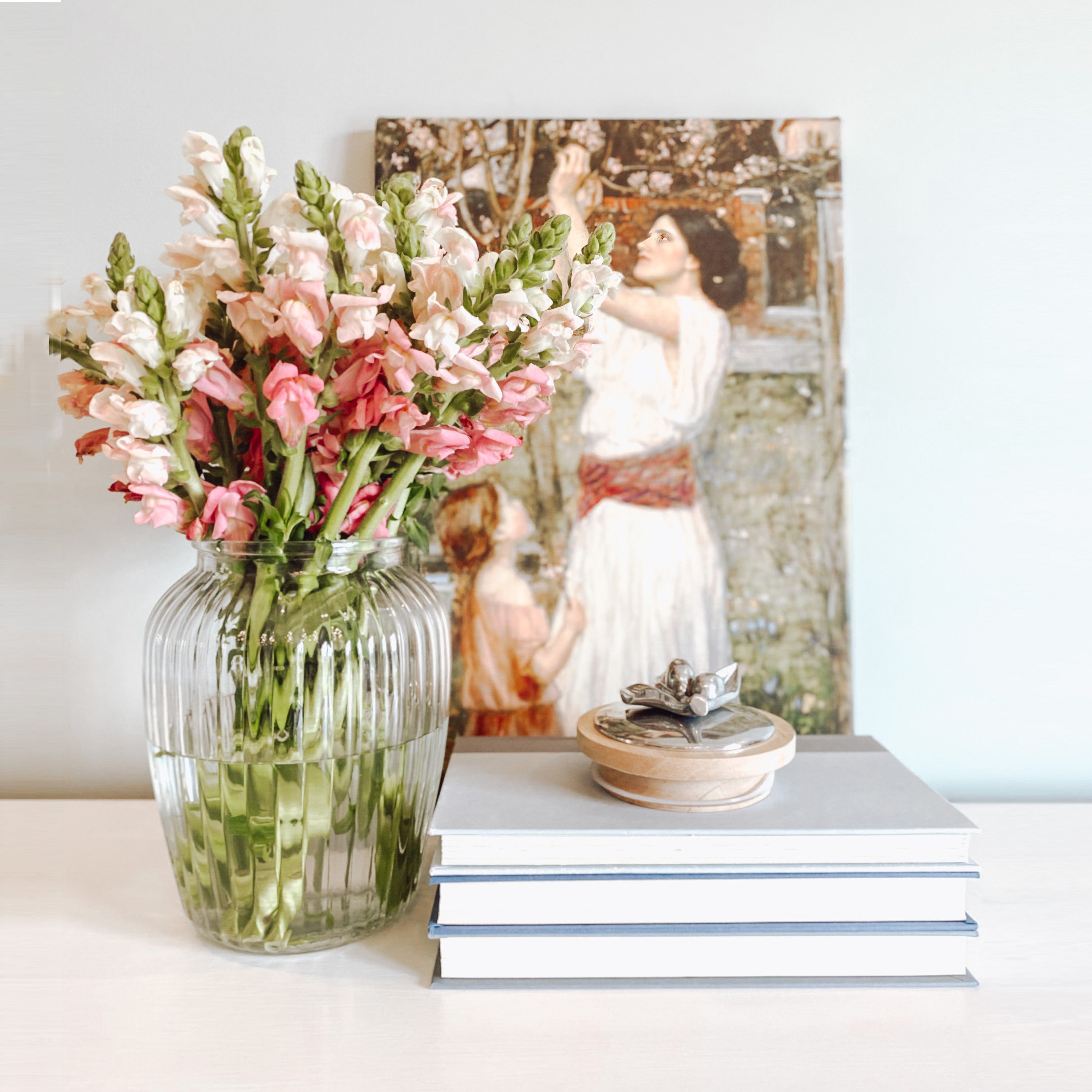 Olive Knob Glass Canisters