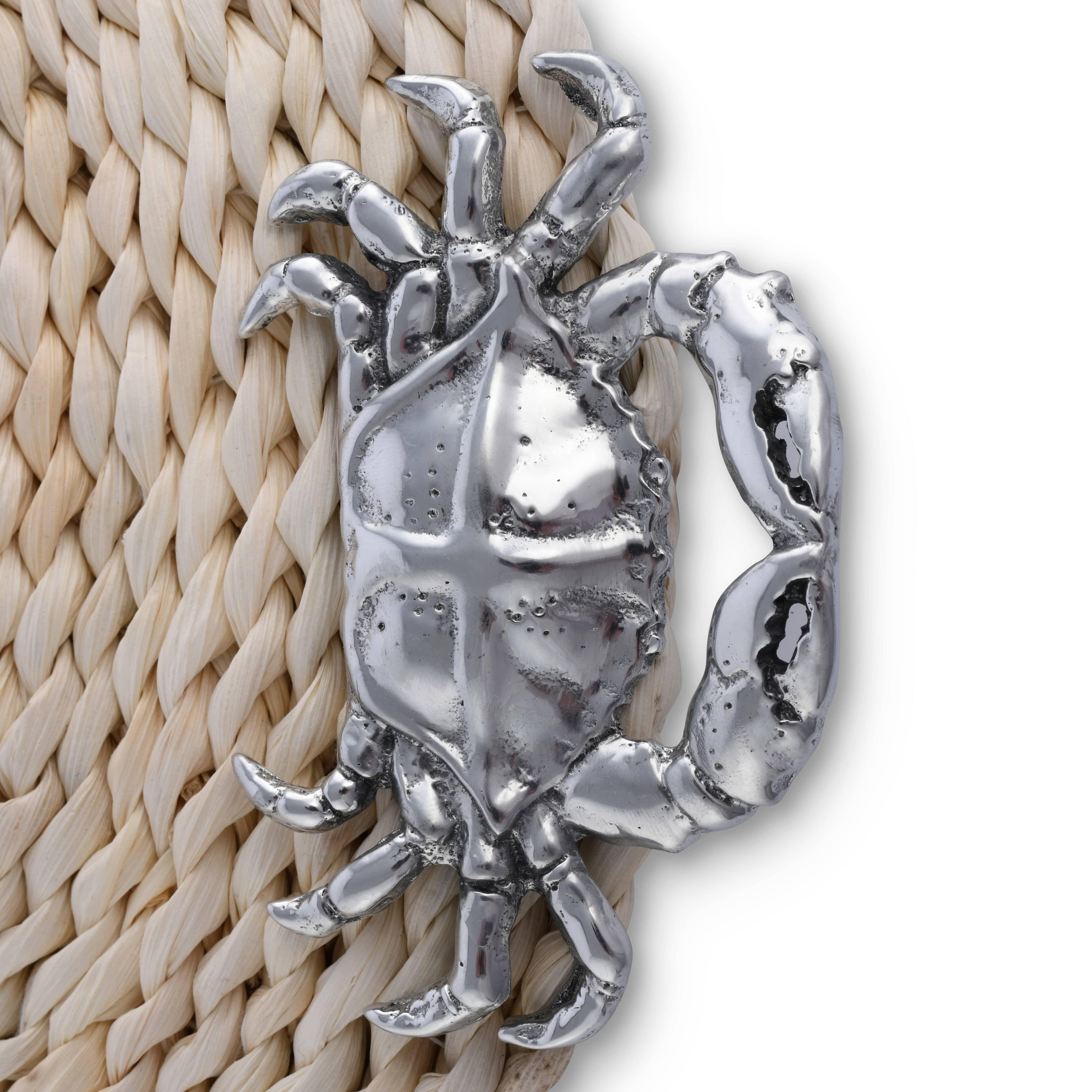 Crab Twisted Seagrass Placemats (Set of 4)