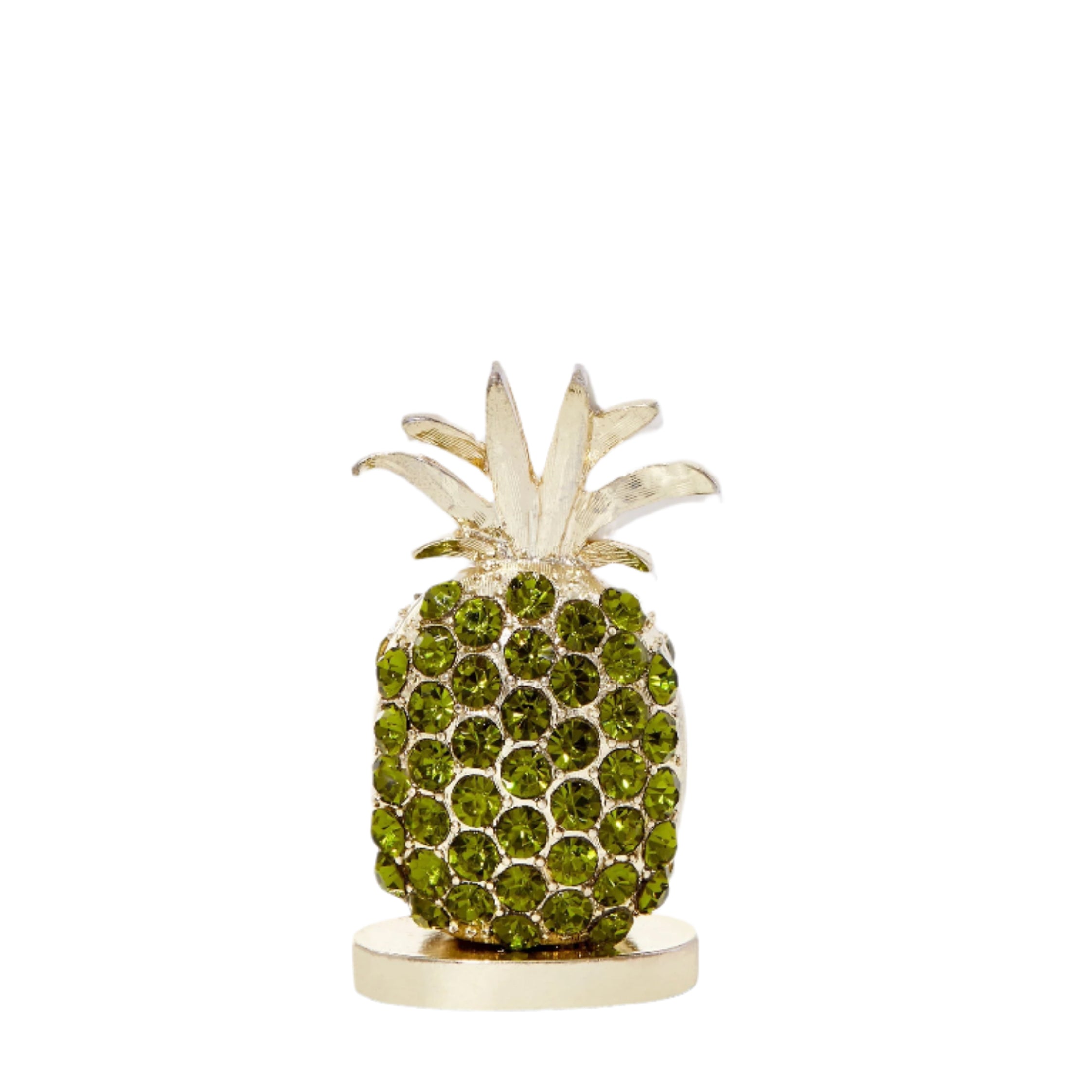 Pineapple placecard holders, olive, set of two - The Mayfair Hall