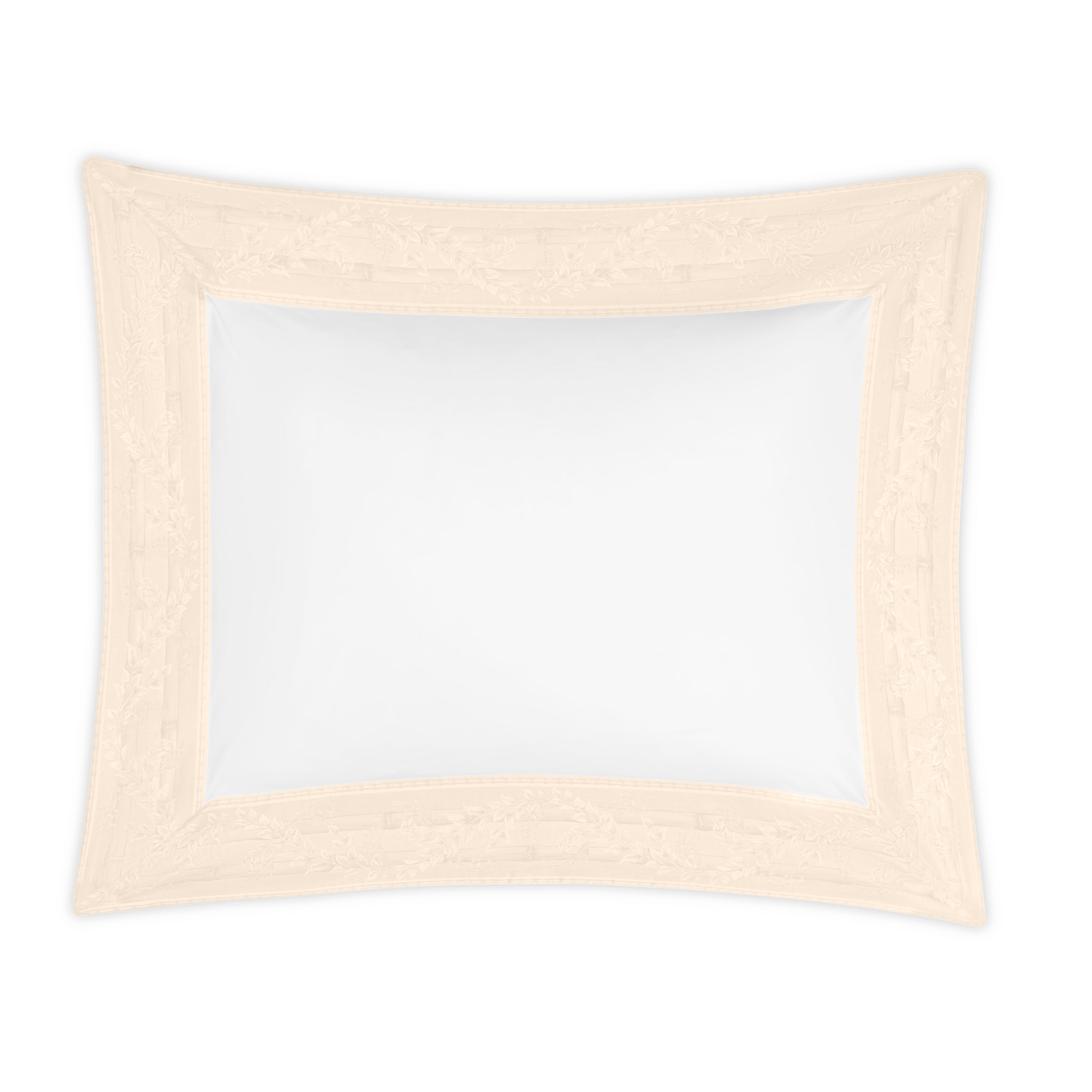 Bamboo Sham Set with Floral Border