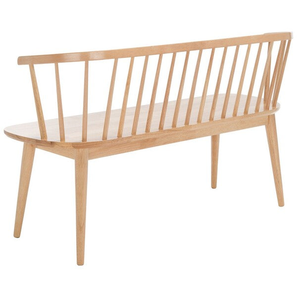 Blanchard Spindle Back Bench in Natural