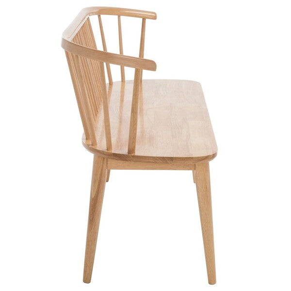 Blanchard Spindle Back Bench in Natural