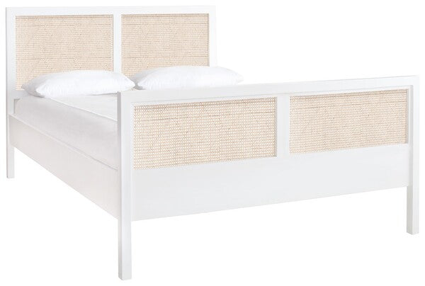 Kerensa White-Natural Bed - The Mayfair Hall