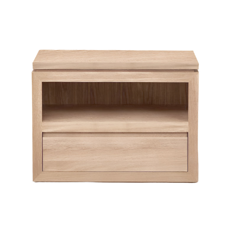Sofita Wood Nightstand - White Oak