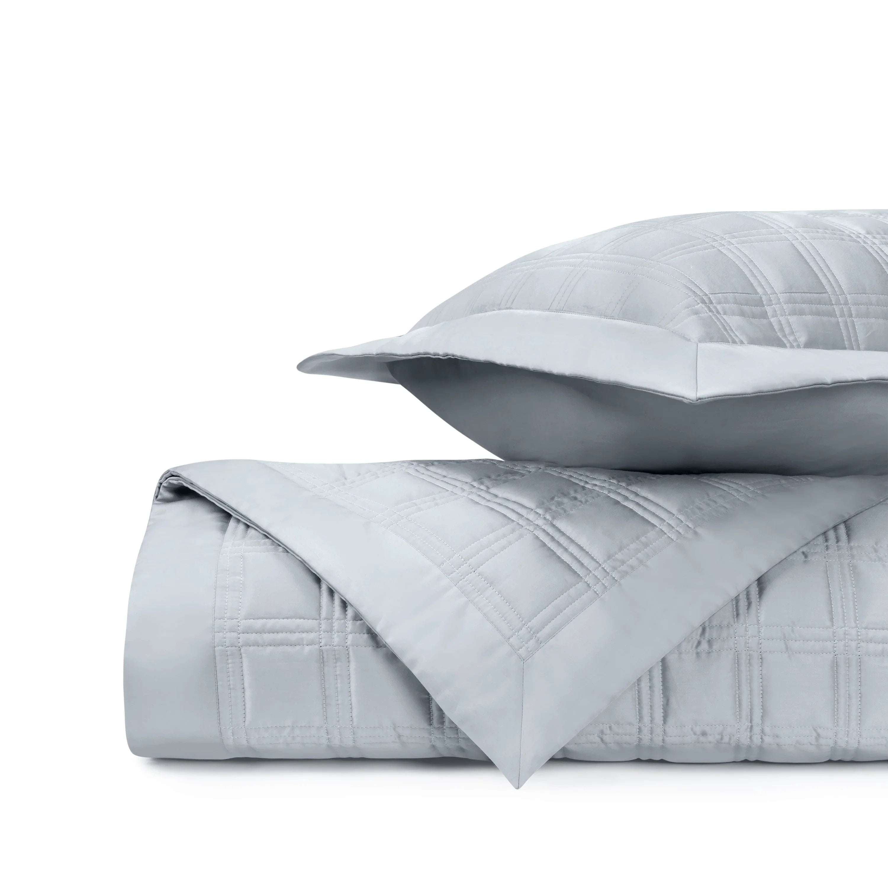 Block Quilted Coverlet Set - The Mayfair Hall