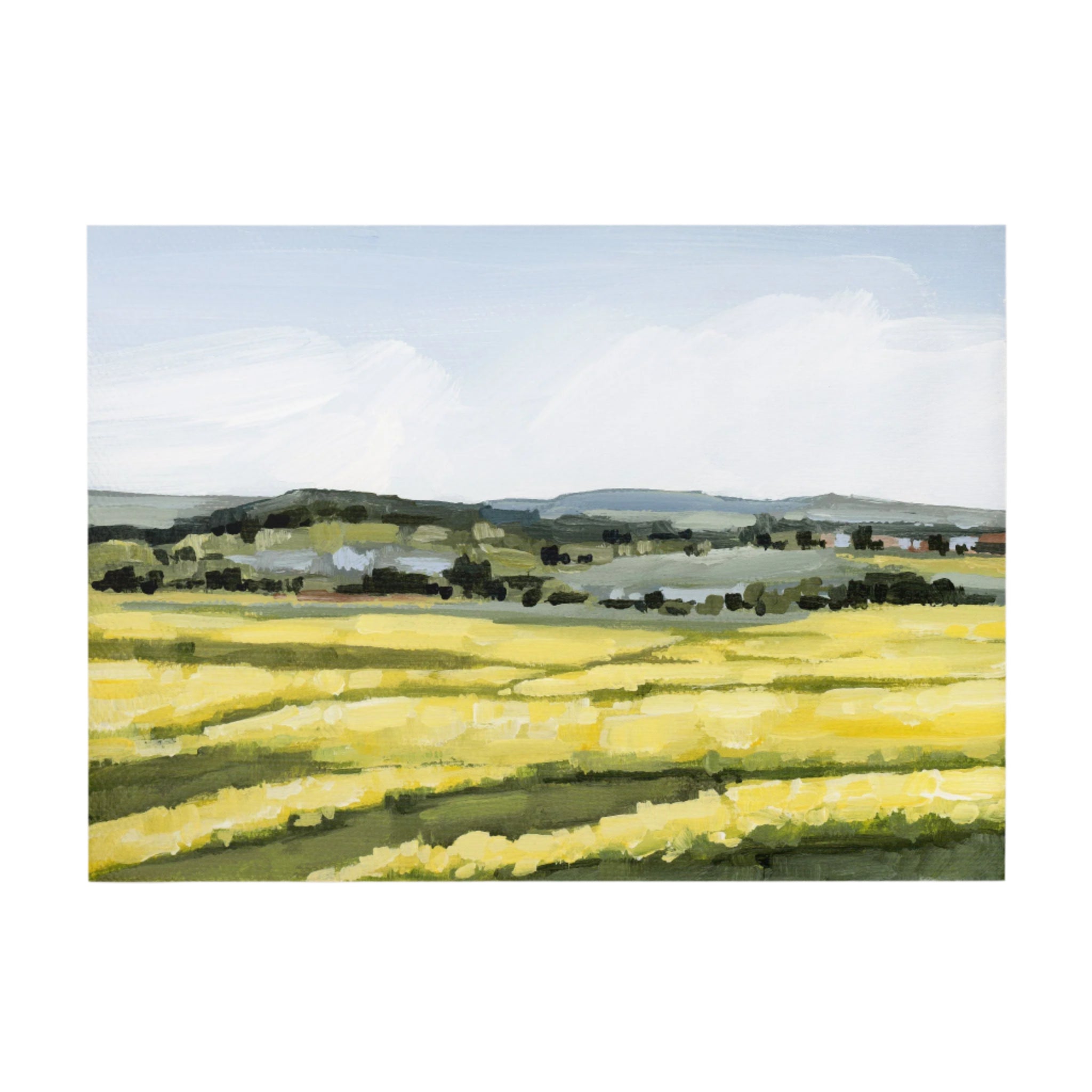 "Blooming Fields" Art Print