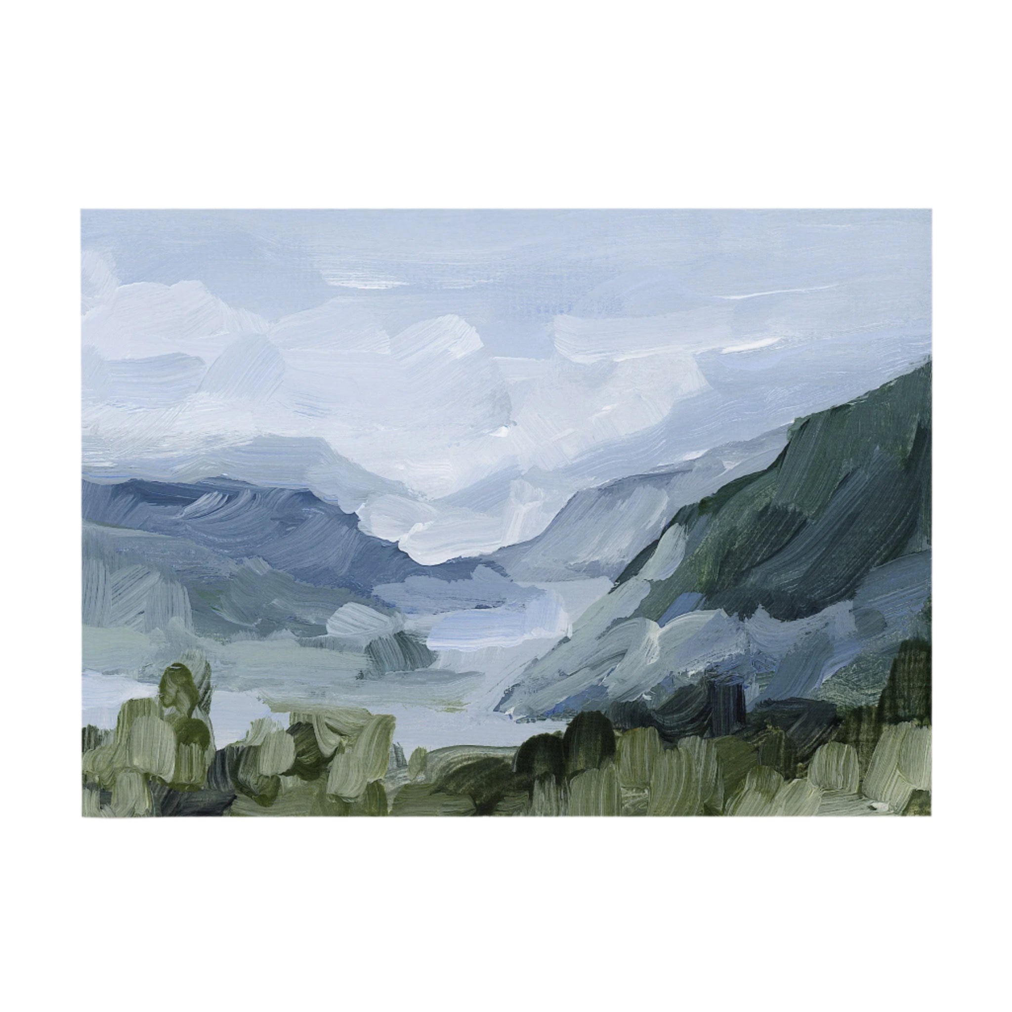 "Blue Juneau" Art Print