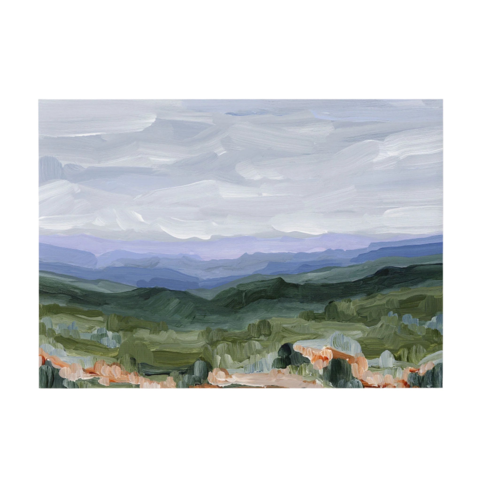 "Blue Ridge" Art Print