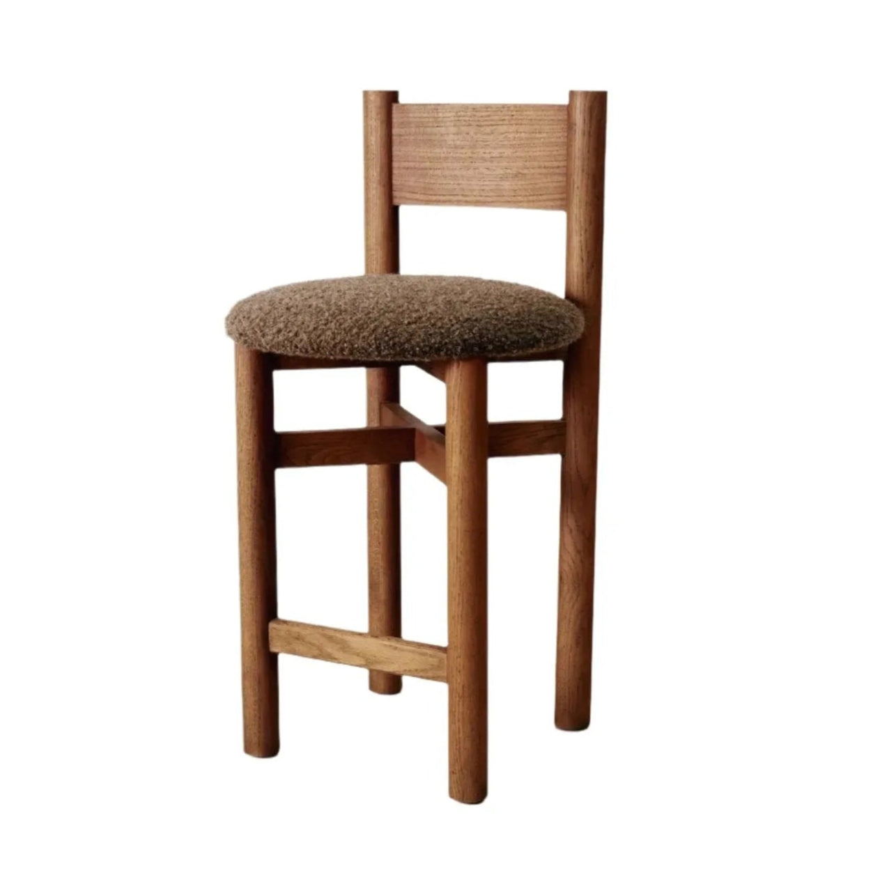 Teddy Counter Stool - Mocha - The Mayfair Hall
