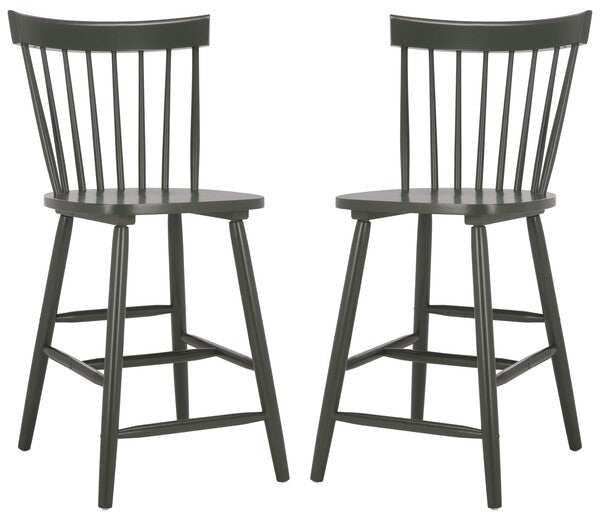 Providence Counter Stool in Dusty Green (Set of 2)