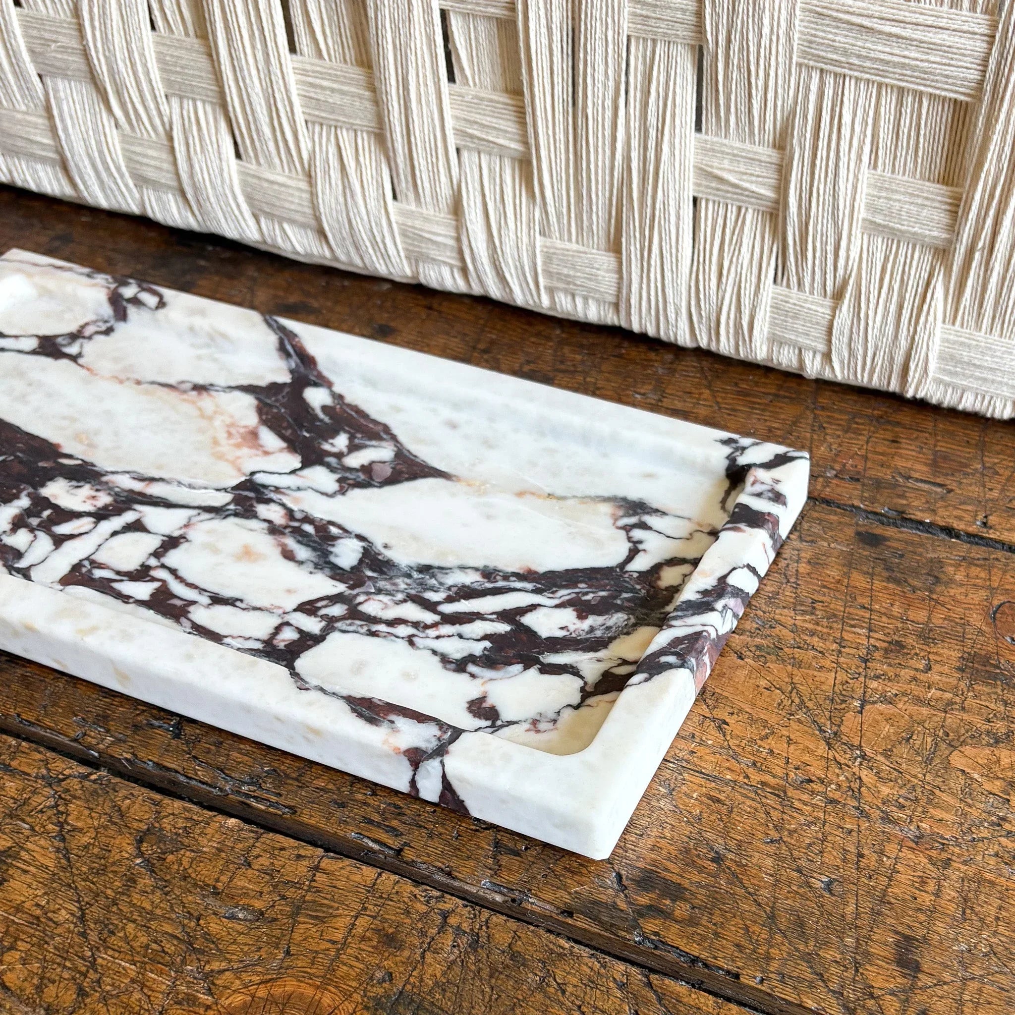 Calacatta Viola Marble Tray - The Mayfair Hall