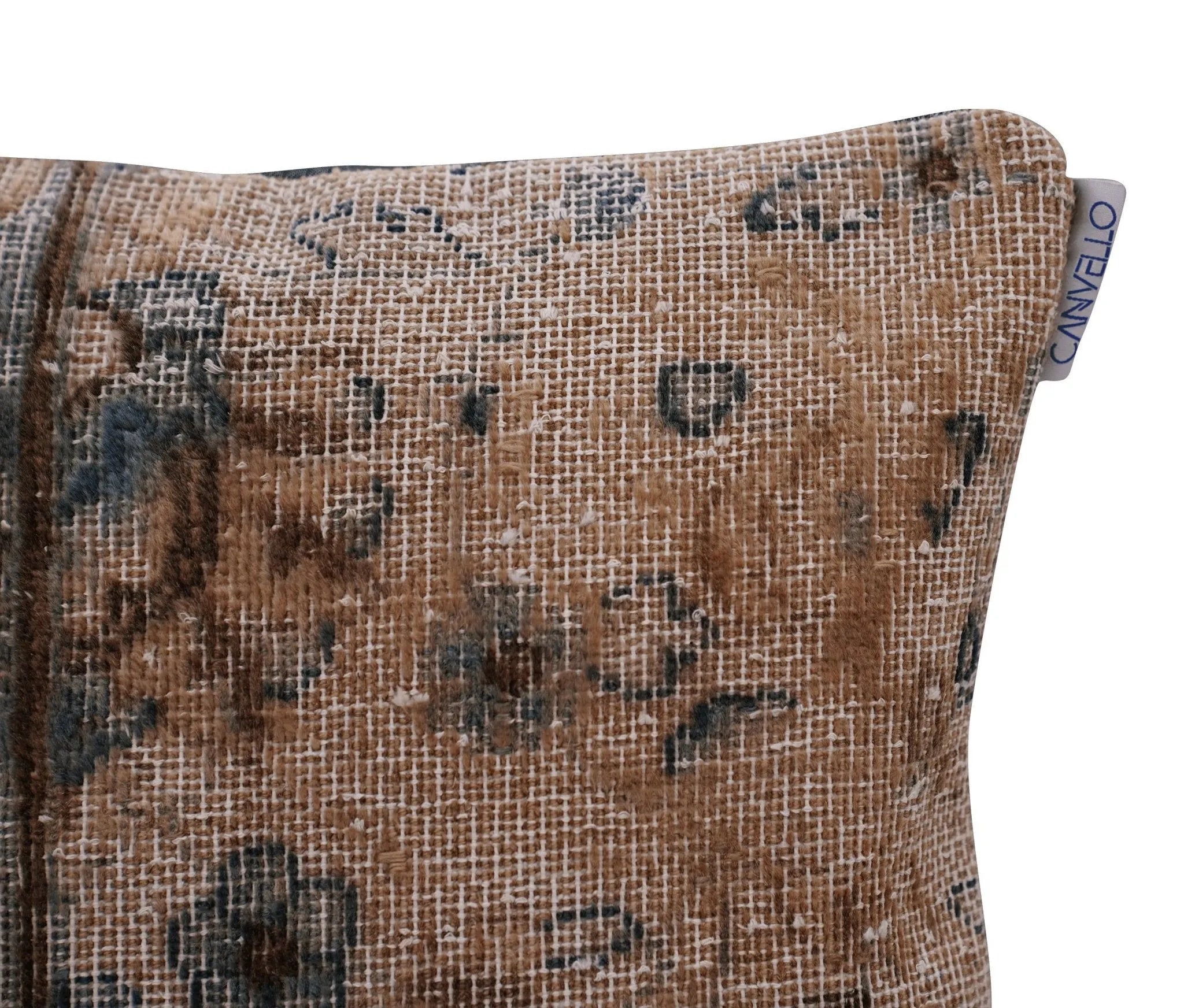 Canvello Antique Couch Cushion Covers With Zippers - 16"x16"