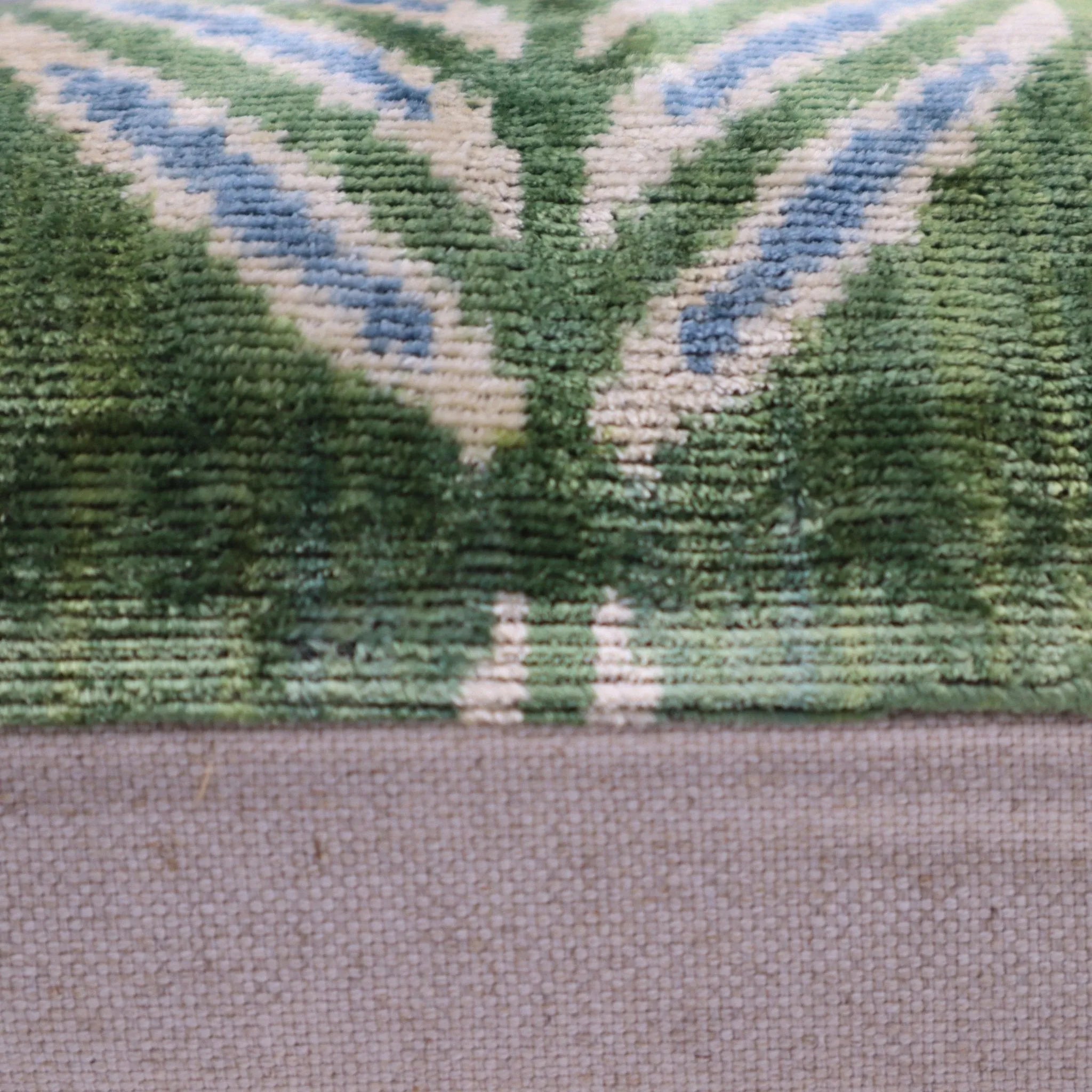 Canvello Handmade Green Velvet Throw Pillows - 20x20