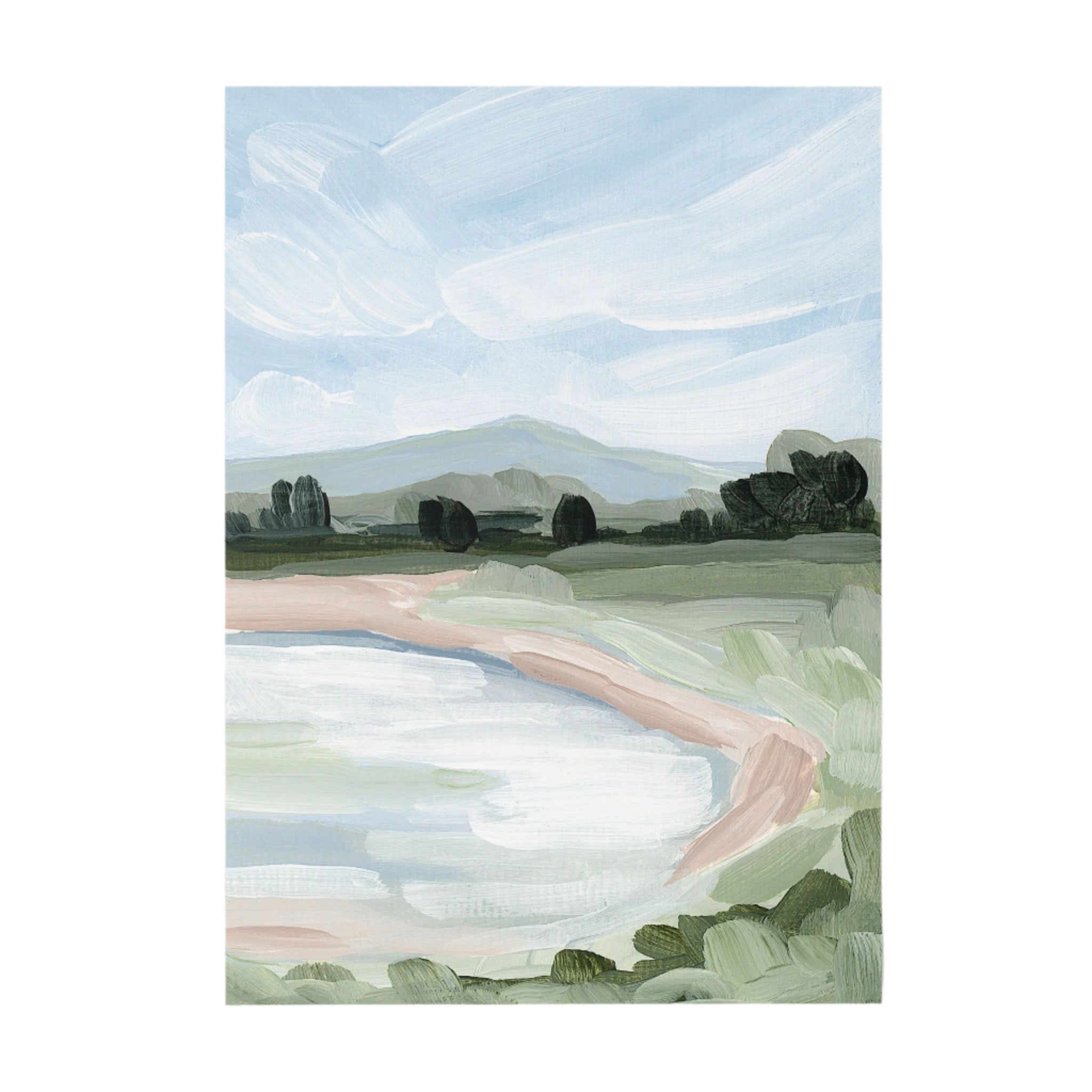 "Catamount Reservoir I" Art Print