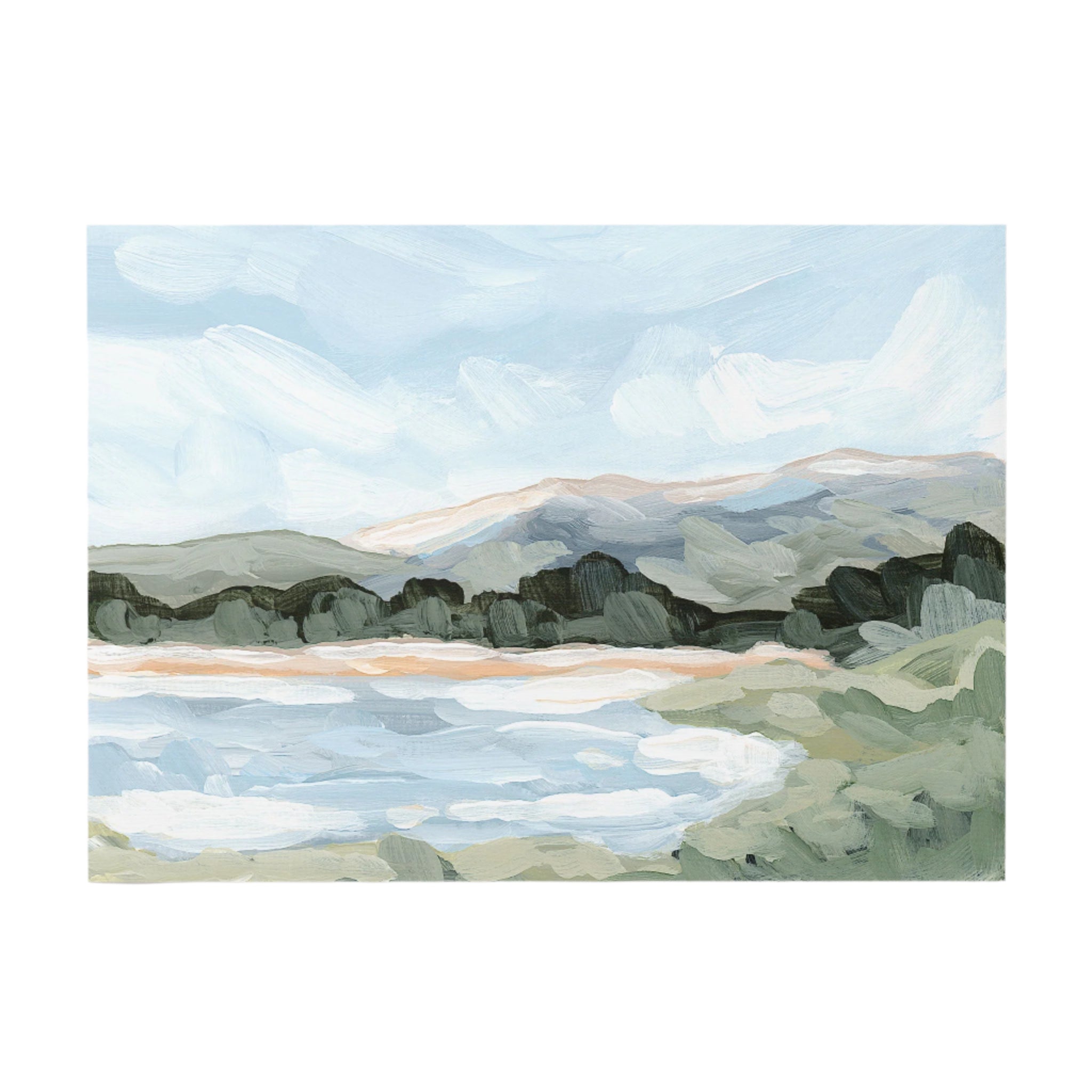 "Catamount Reservoir II" Art Print