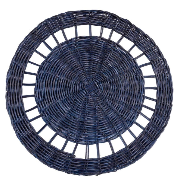Fabulous Seagrass 14" Navy Placemats - Set of 4 - The Mayfair Hall