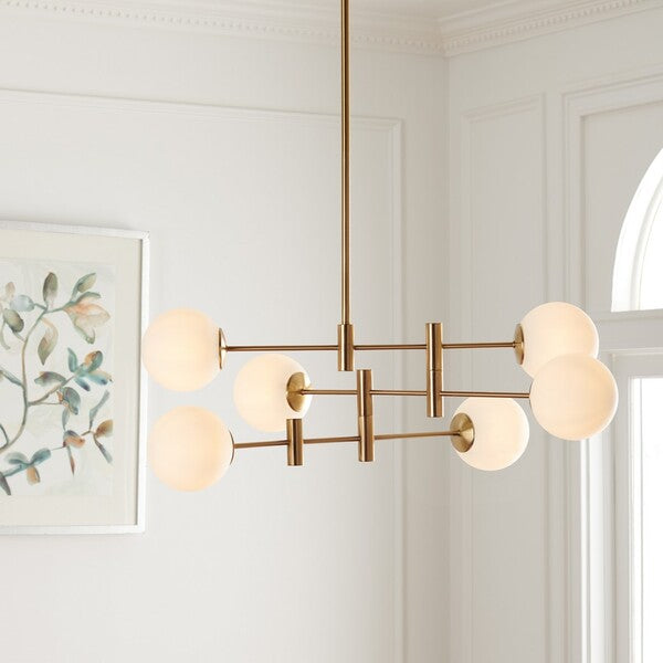 Gideon Antique Gold Chandelier - The Mayfair Hall