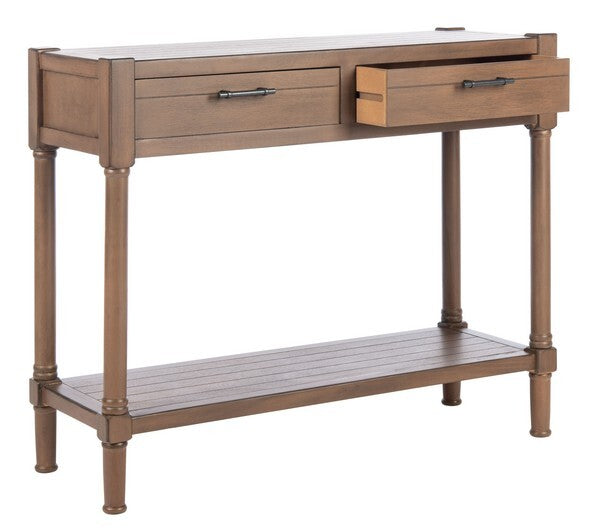 Filbert 2 Drawer Console Table in Brown