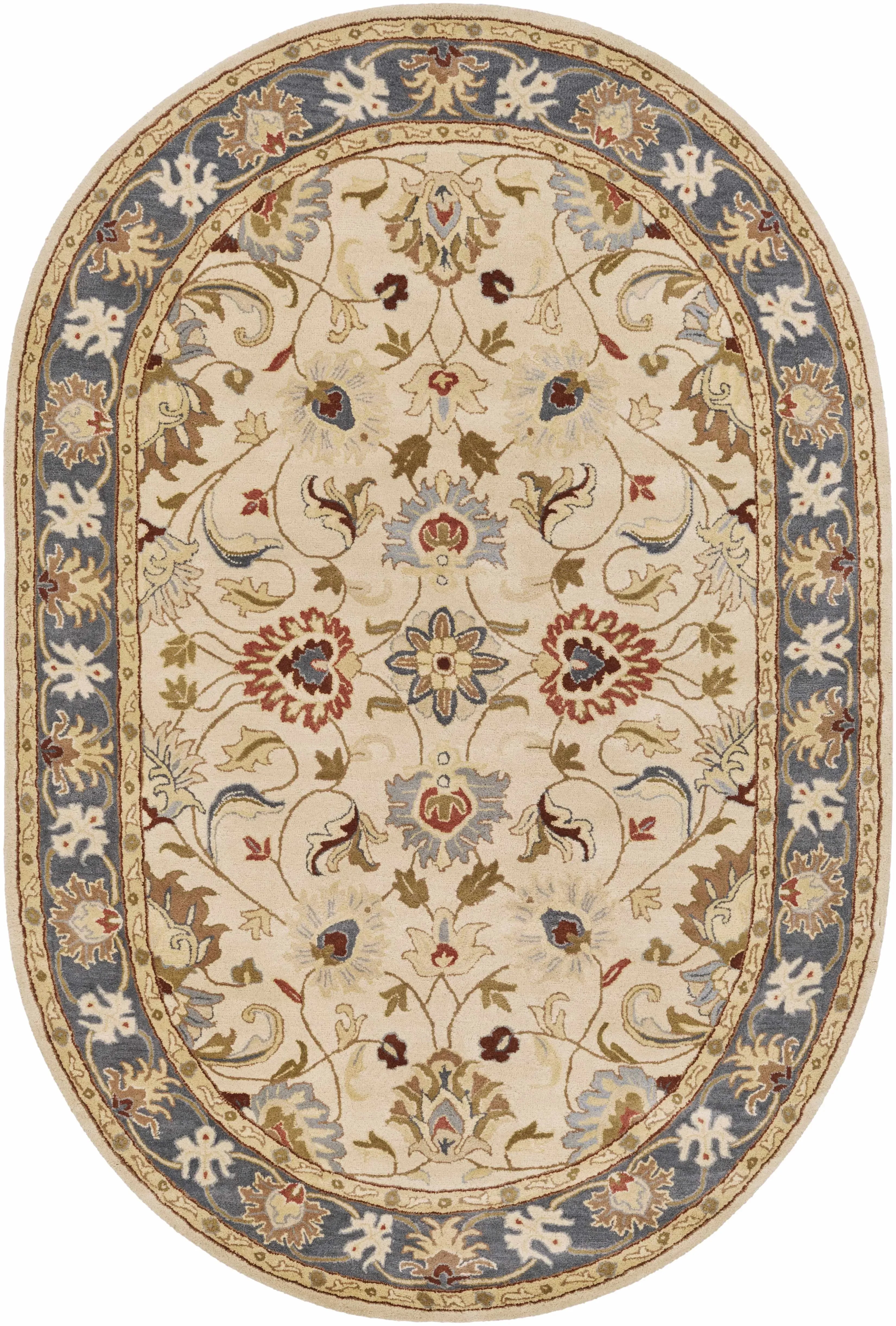 Cherryfield Wool Rug in Yellow and Sage